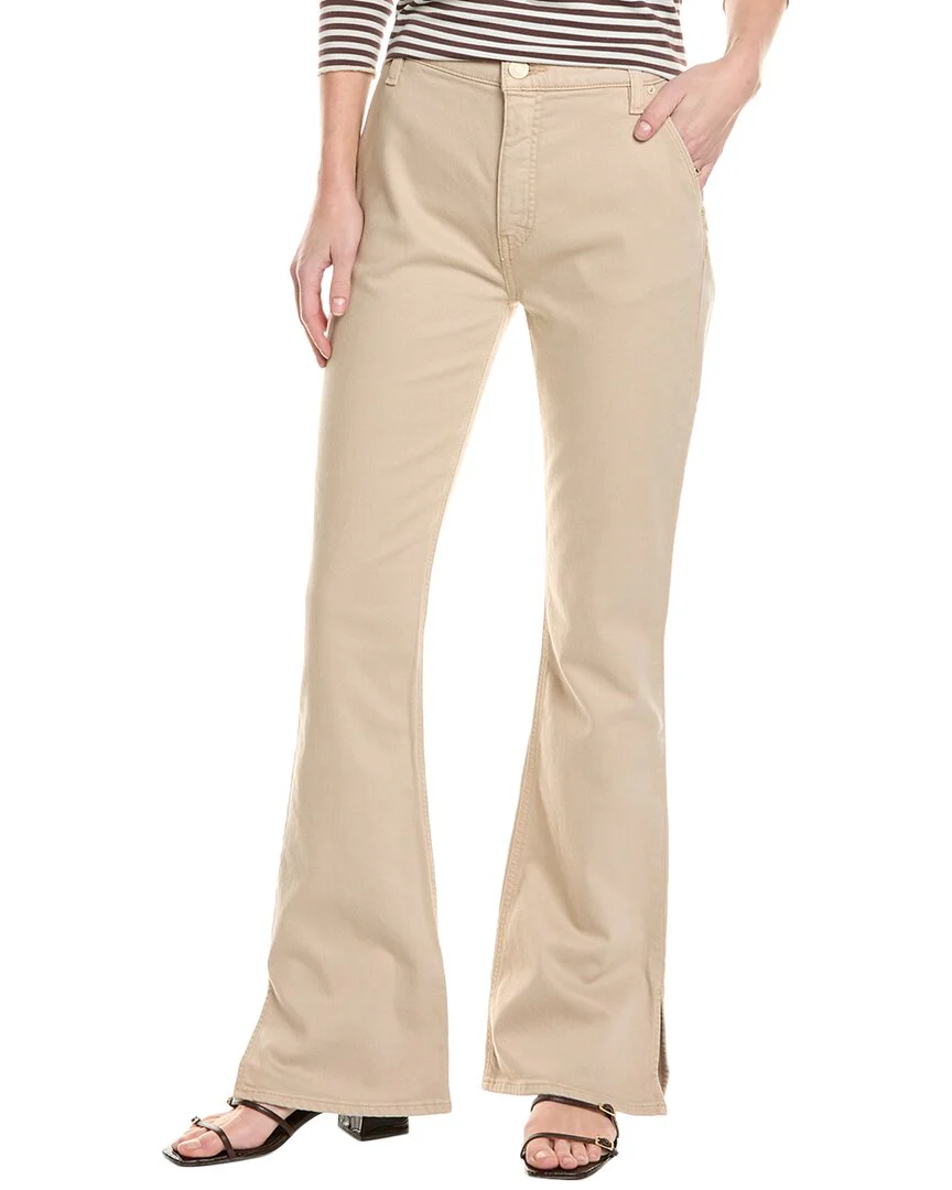 HUDSON Jeans Barbara High-Rise Oxford Tan Bootcut Trouser Jean