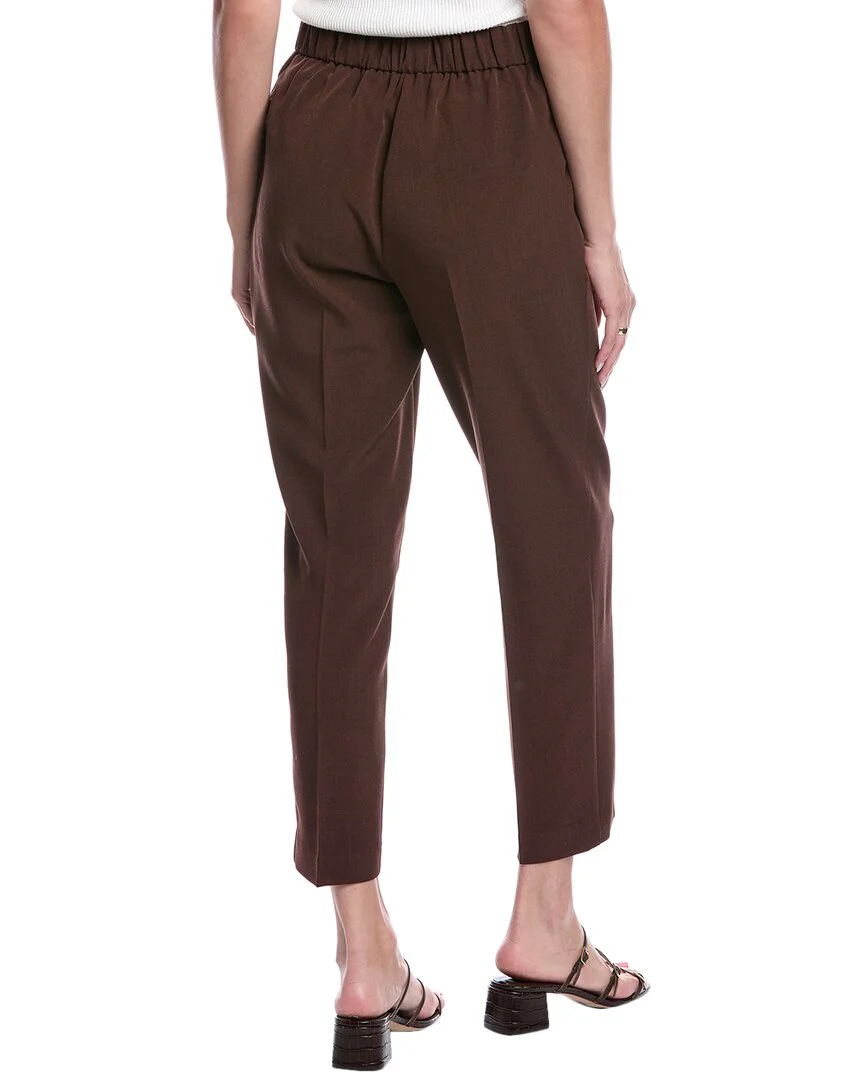 Jones New York Fly Front Patch Pocket Straight Ankle Pant