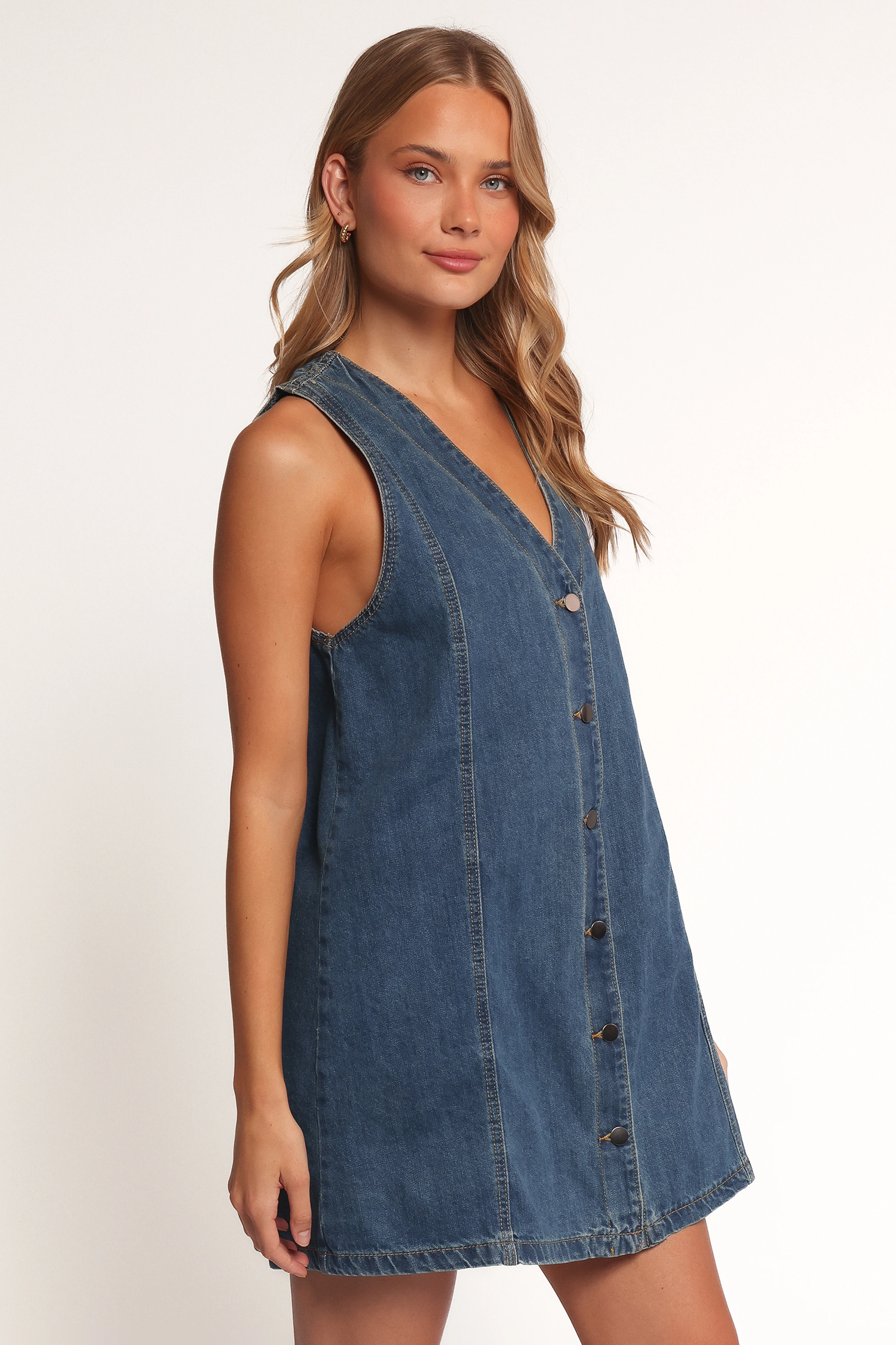 Dawson Mini Dress - Indigo Denim