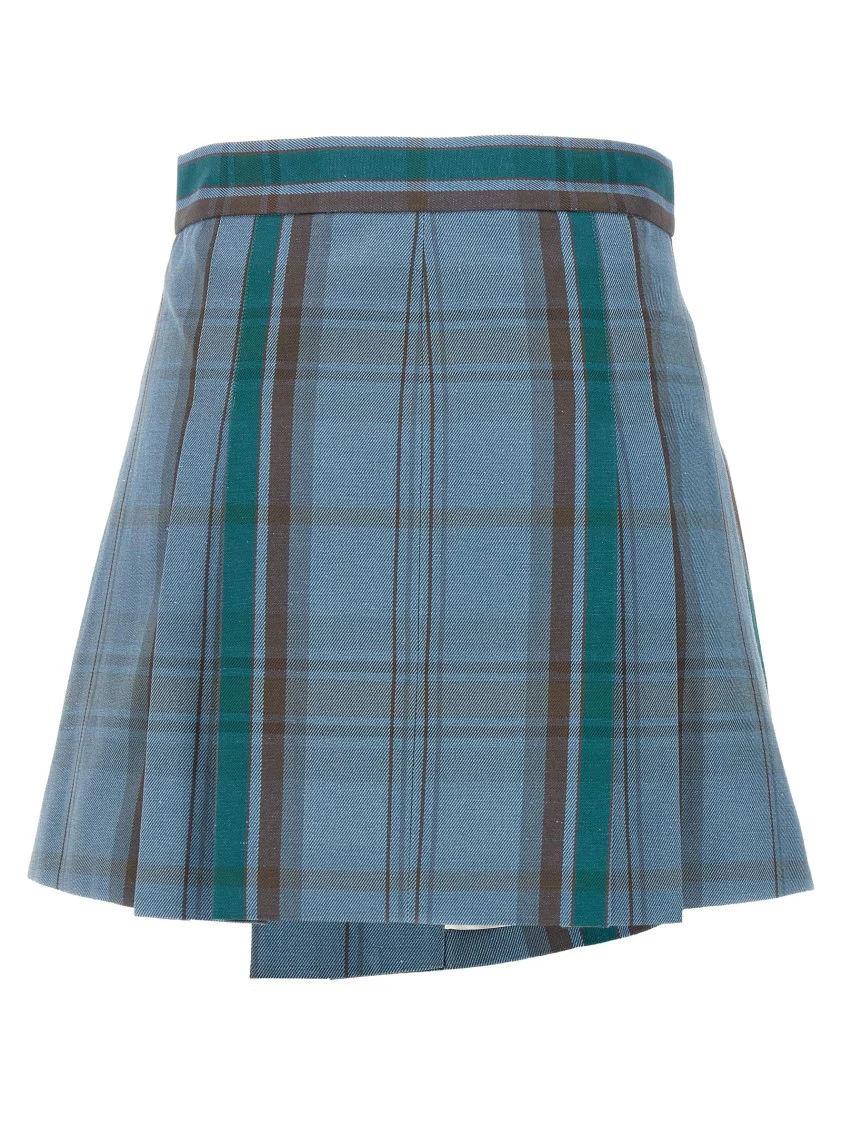 Tartan Print Mini Skirt