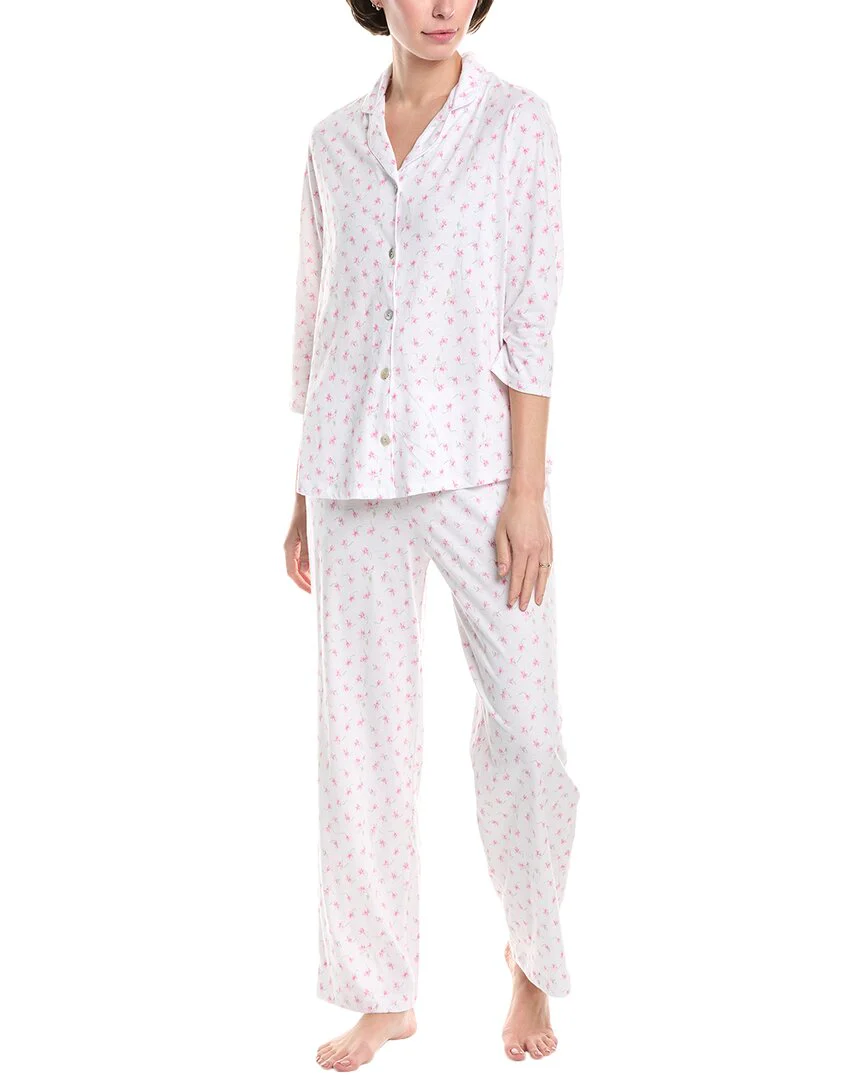 Carole Hochman 2pc Pajama Pant & Top Set