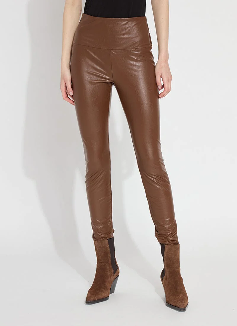 Textured Leather Legging (28.5 Inseam)