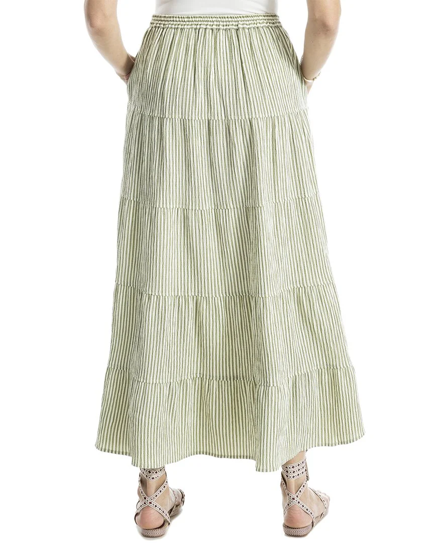 Max Studio Tiered Maxi Skirt