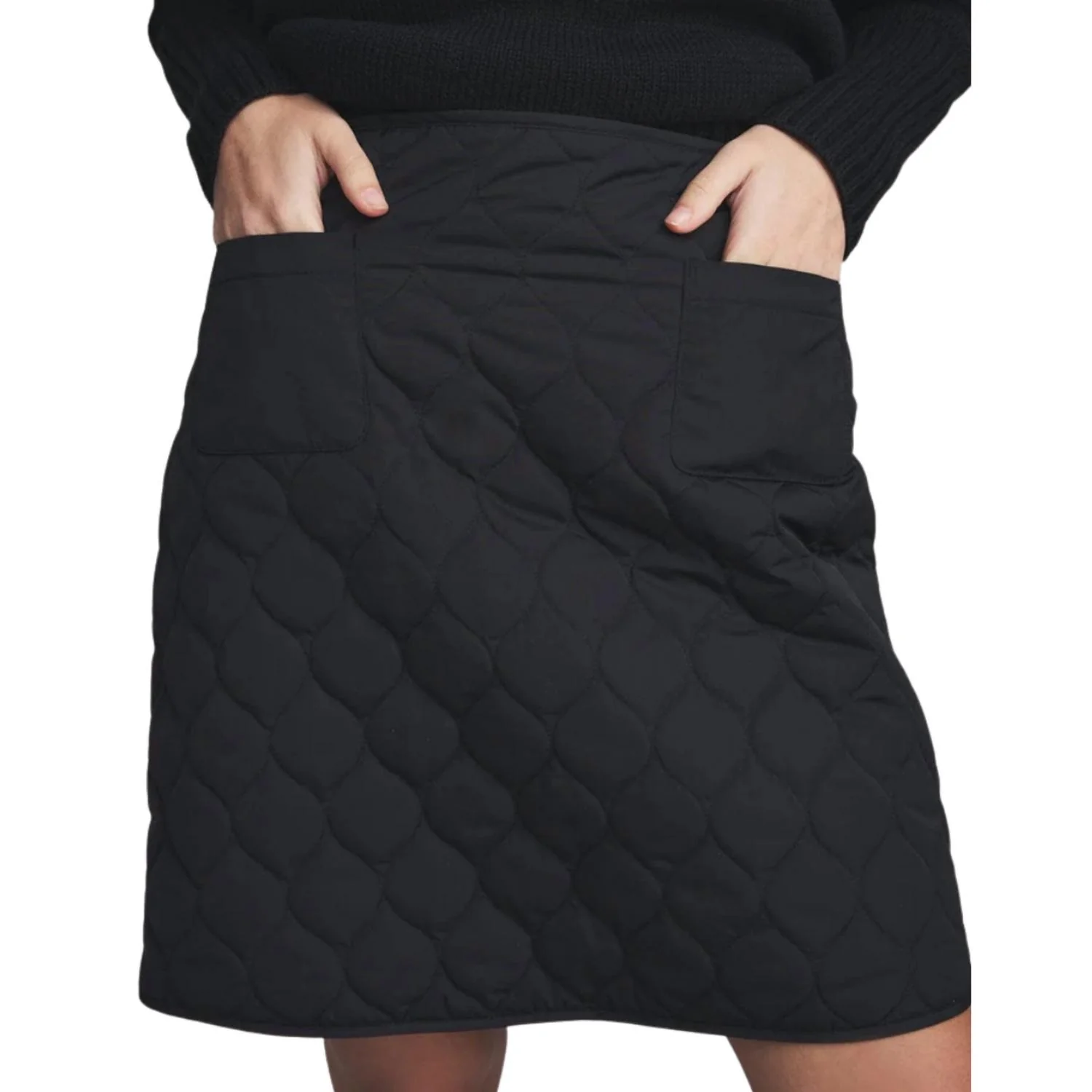 Kiko Quilted Skirt In Black