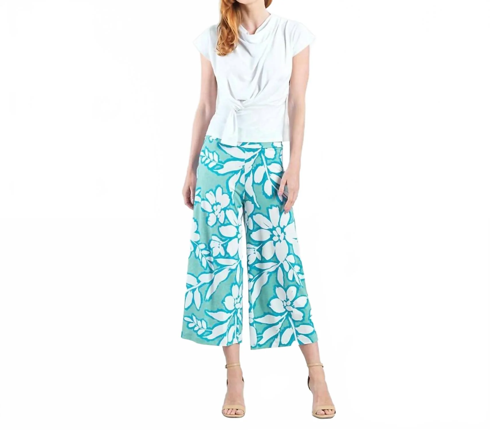 Modern Gaucho Pant In Paradise Petal