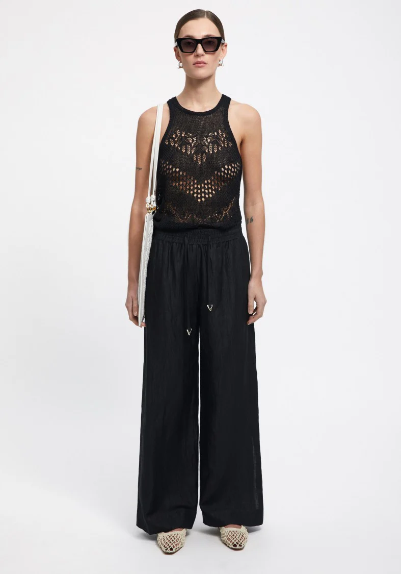 Gilbert - Linen Wide Leg Pants