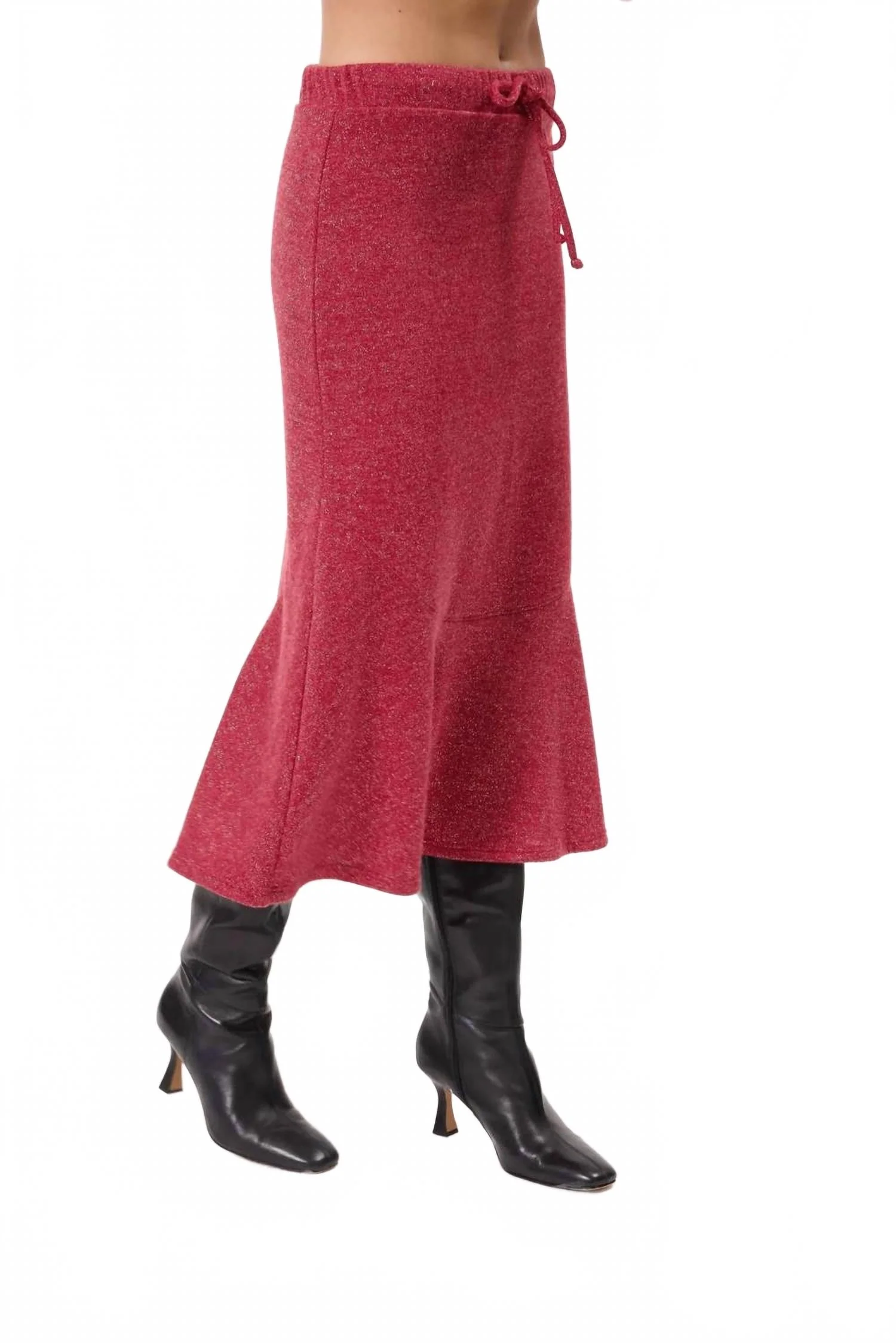 Maura Midi Skirt In Sparkle