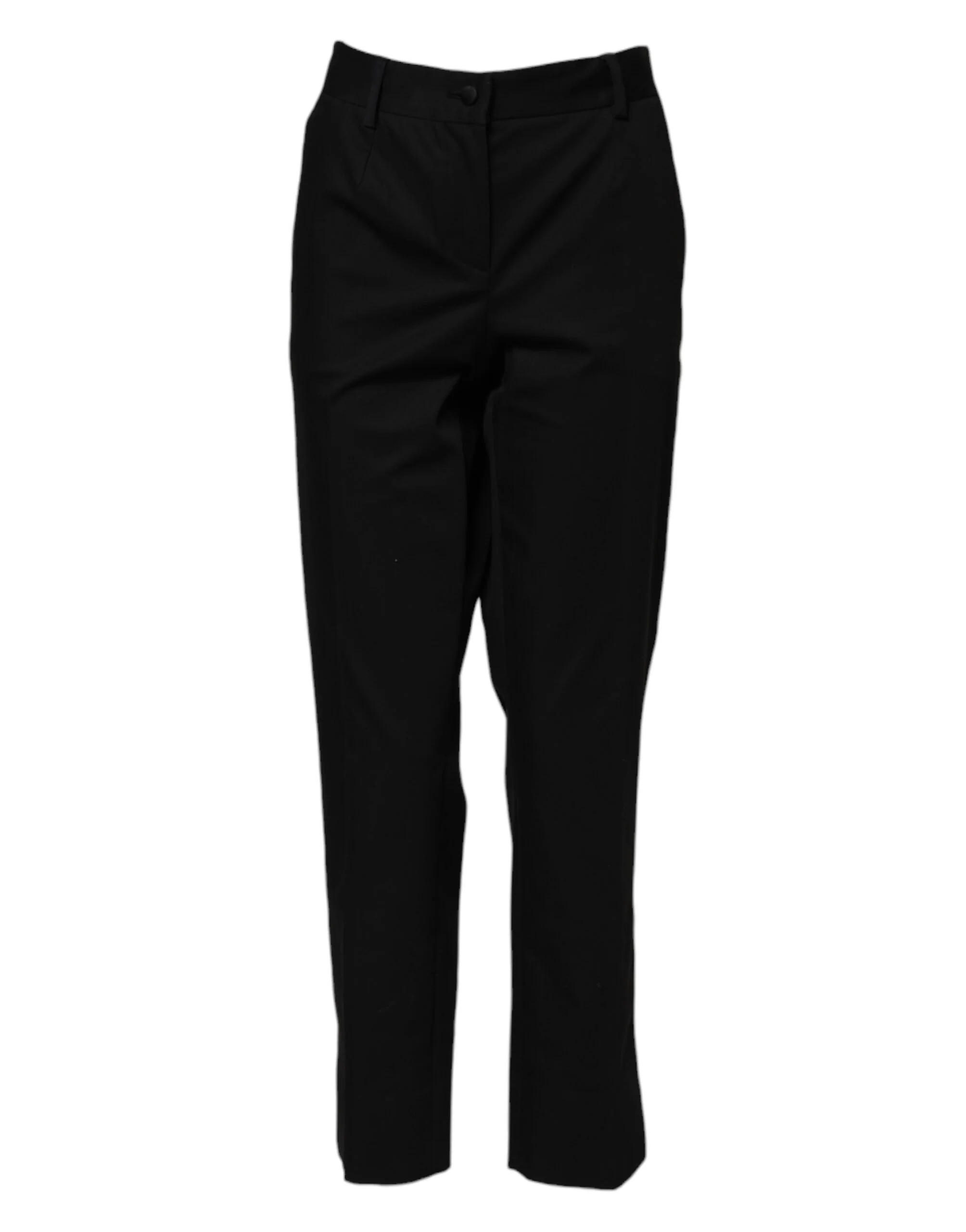 Dolce & Gabbana Cotton High Waist Formal Women's Pants