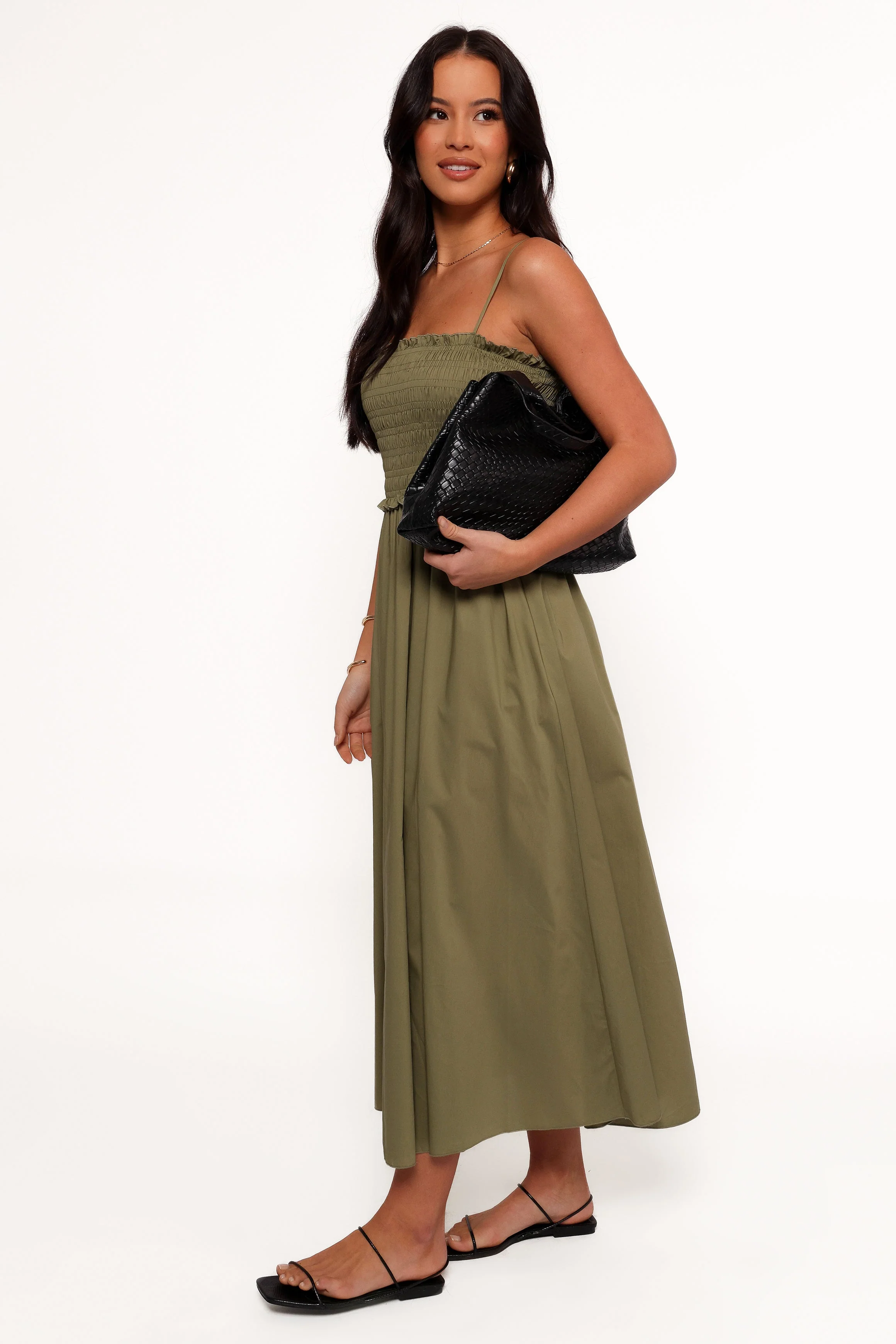 Nigella Maxi Dress - Olive Green