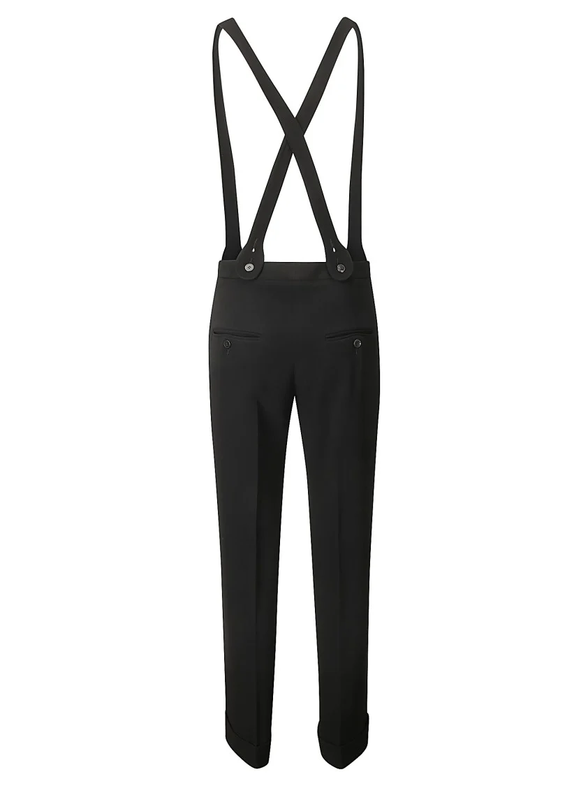 Straight Leg Suspender Trousers