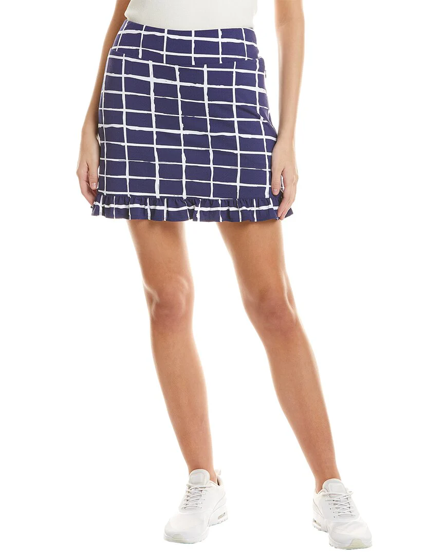IBKUL Ruffle Trim Skort