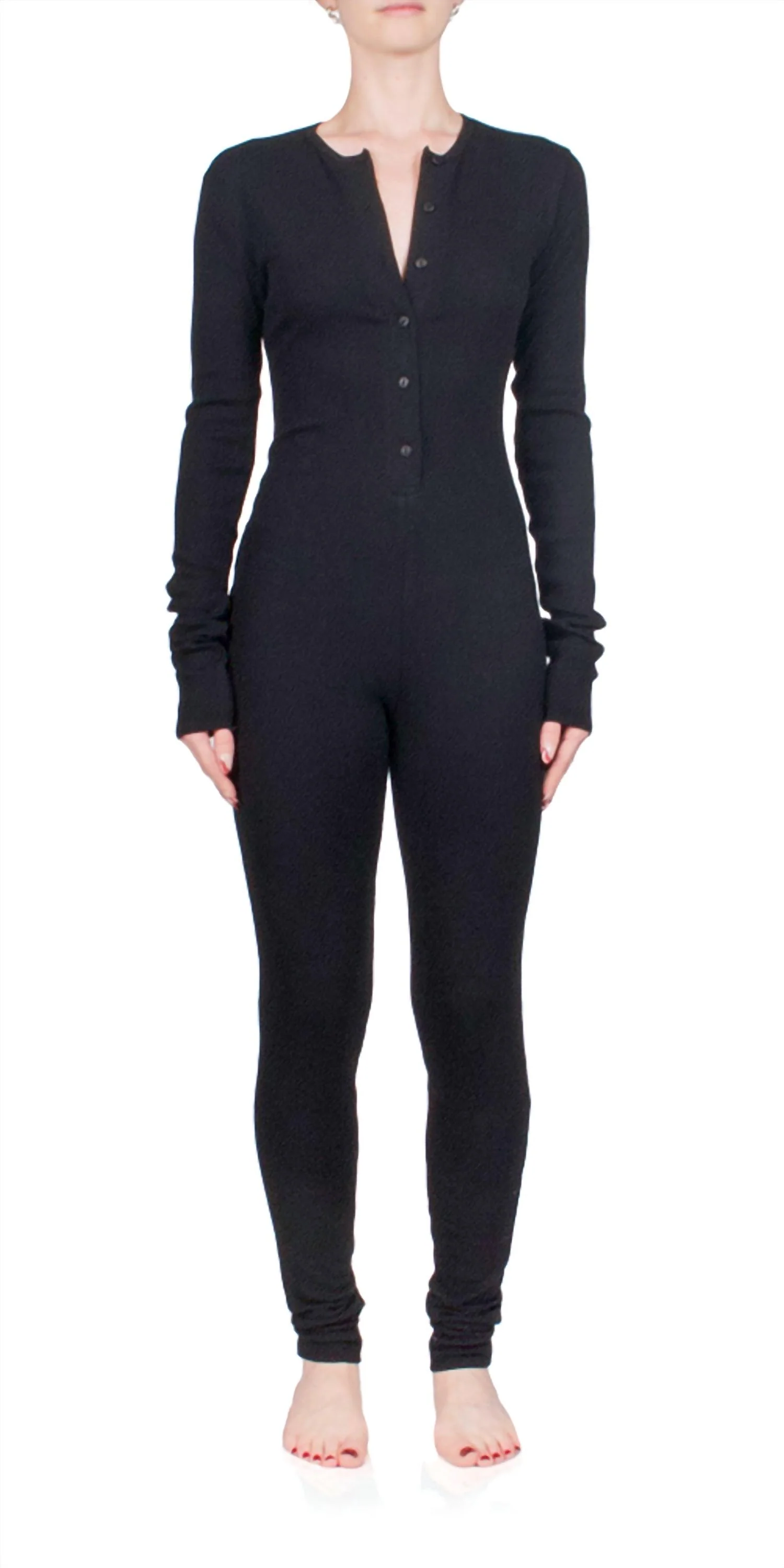 Thermal Onesie In Black