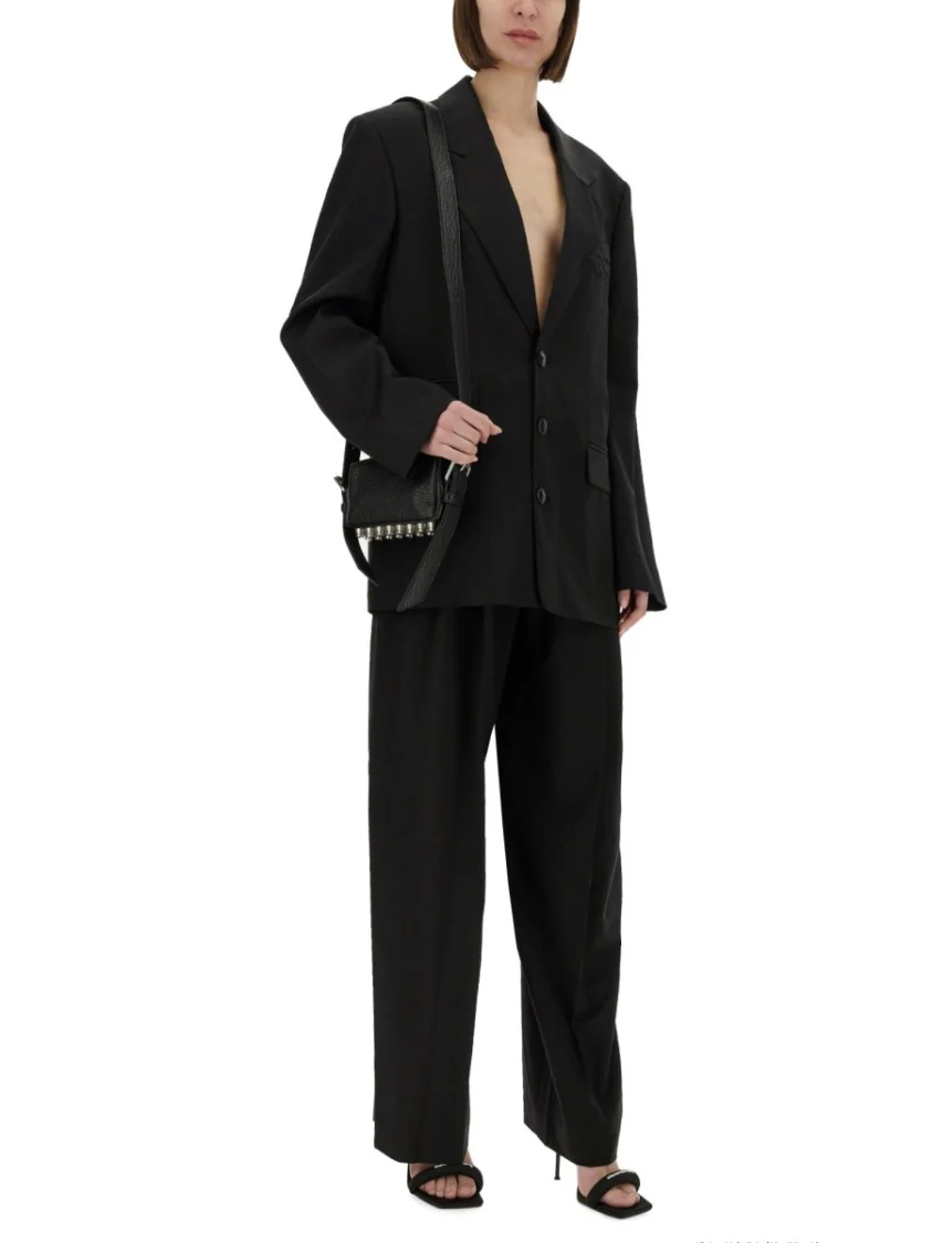 Oversized Blazer With Logo