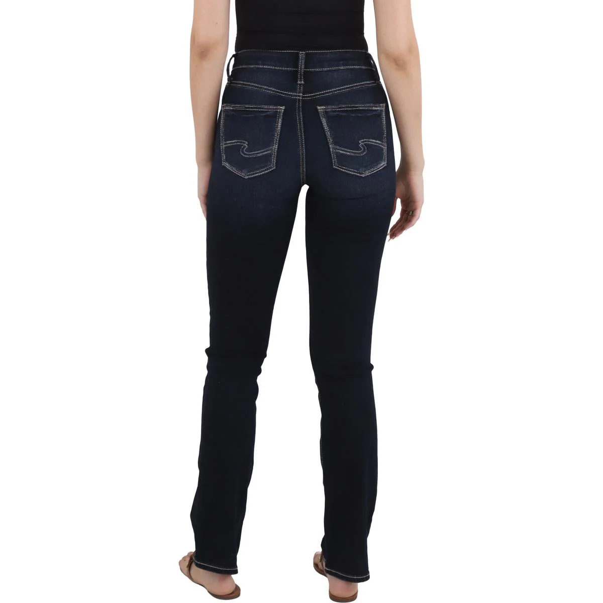 Avery Curvy Fit Slimboot Womens Pocket Denim Bootcut Jeans