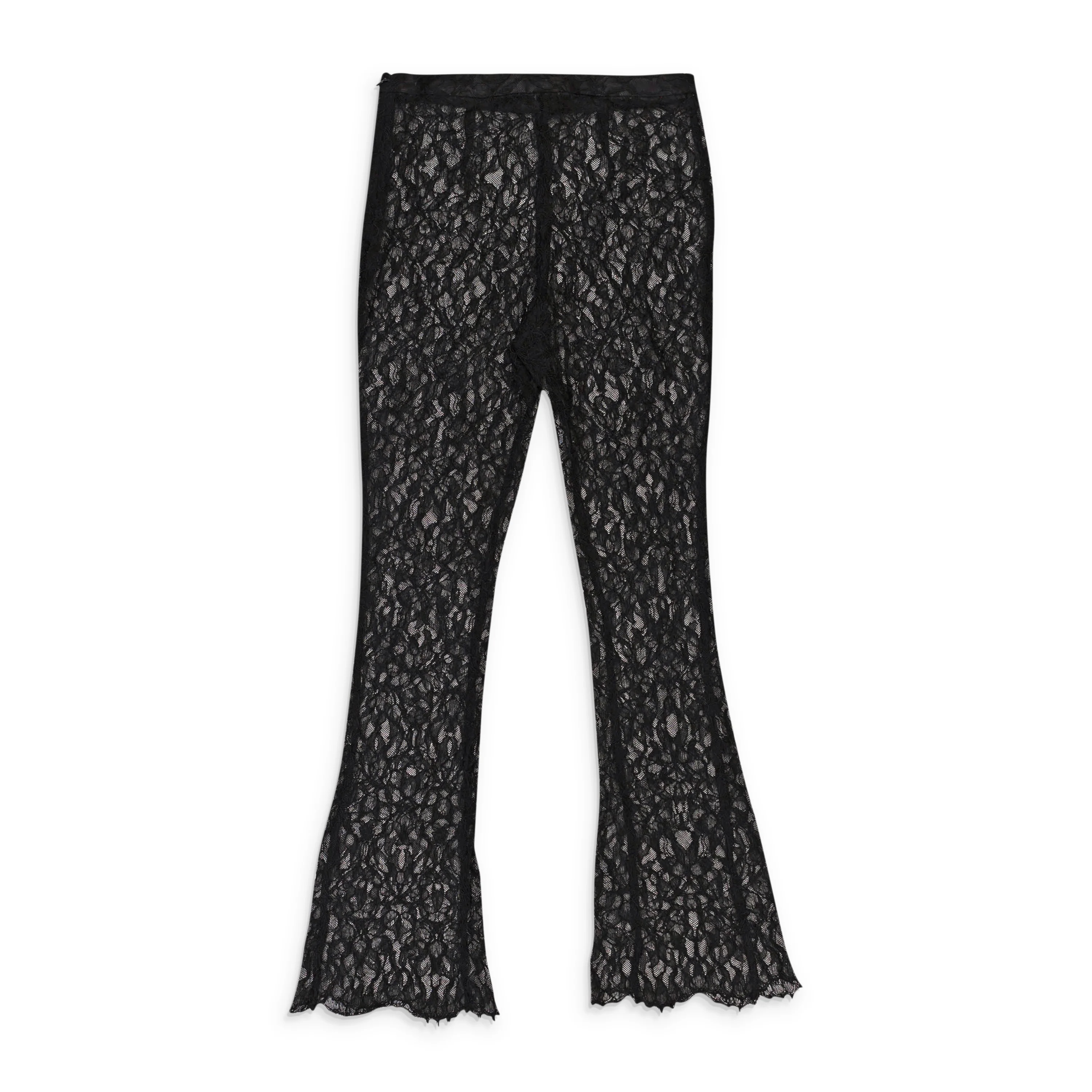 CALLIPYGIAN LACE BLACK PANTS