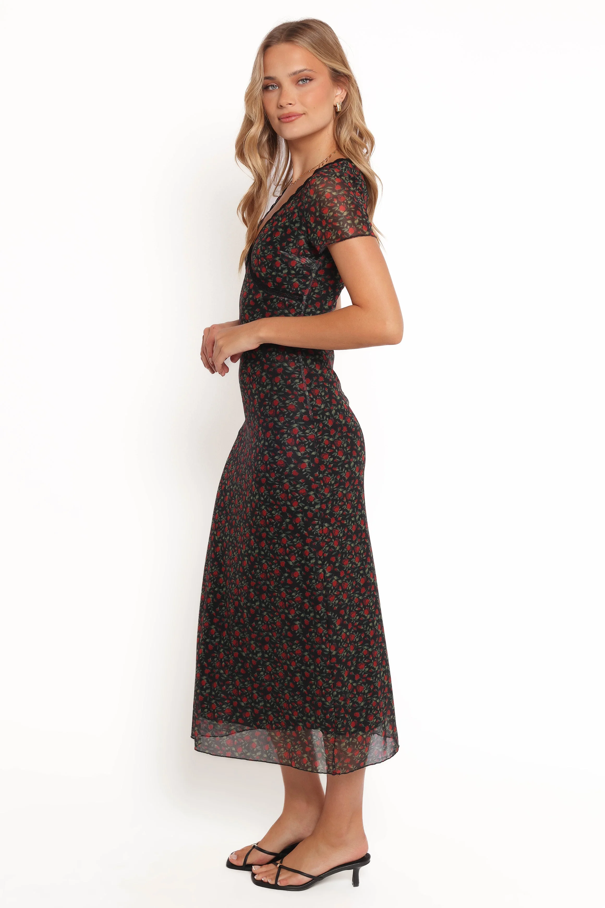Neve Maxi Dress - Rose Print