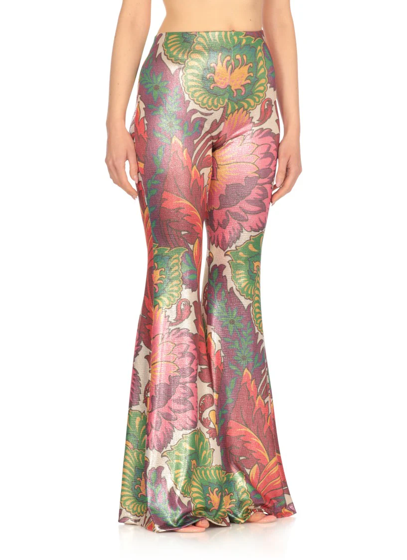 Multicolor Floral Pants