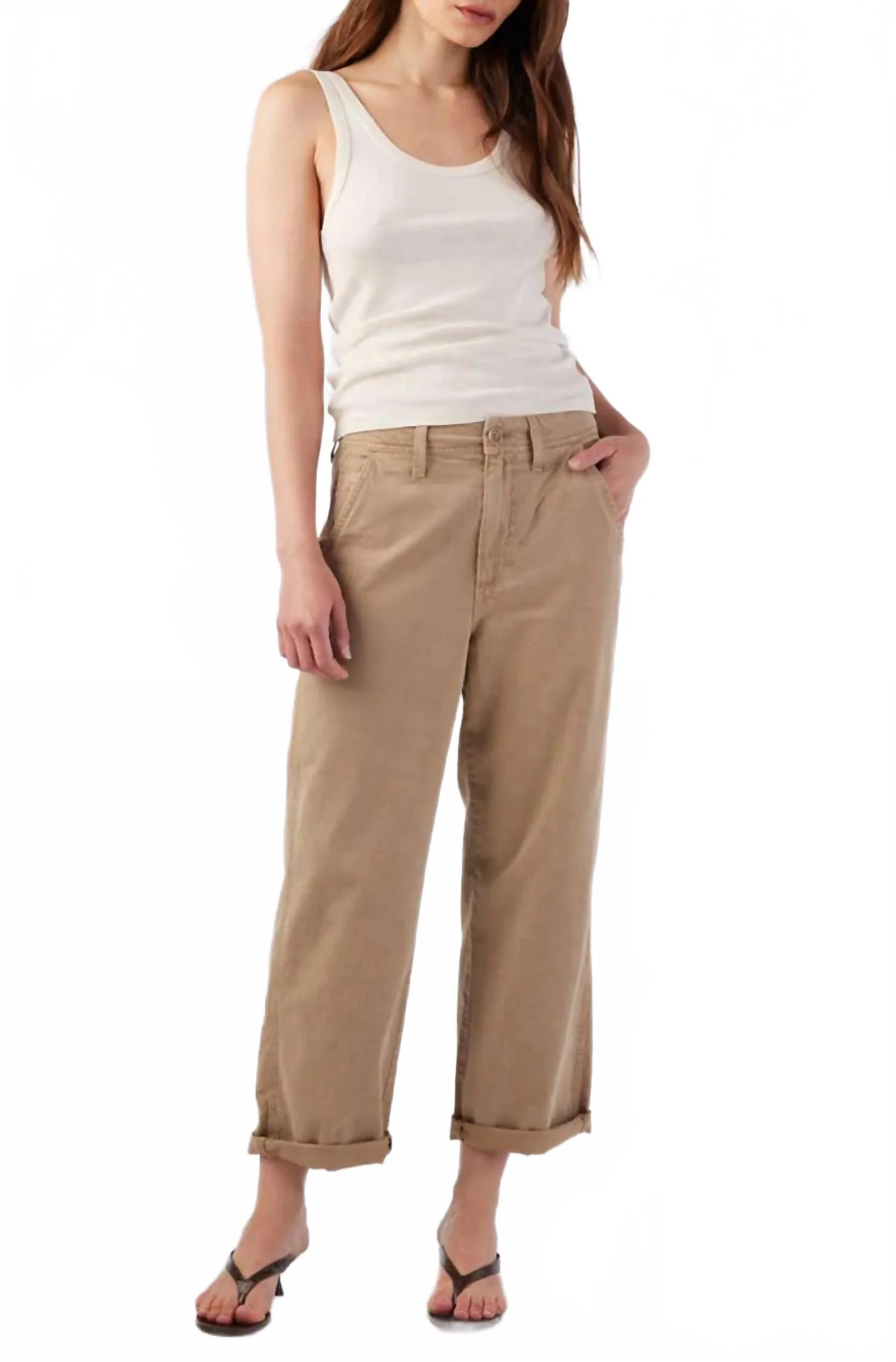 Ursula Relaxed Pants In Sand