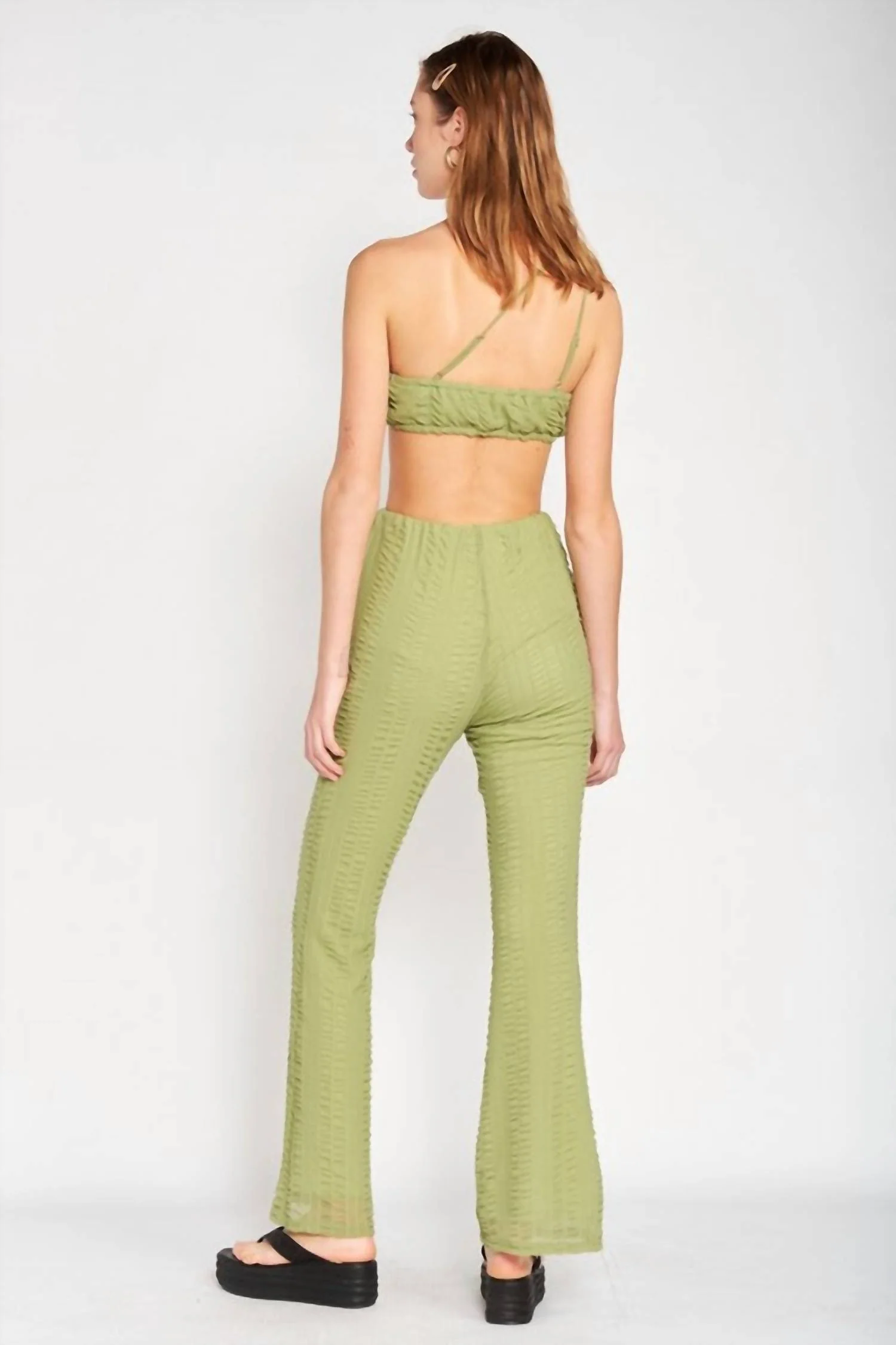 Life Is Beautiful Pant Set In Meadow Green