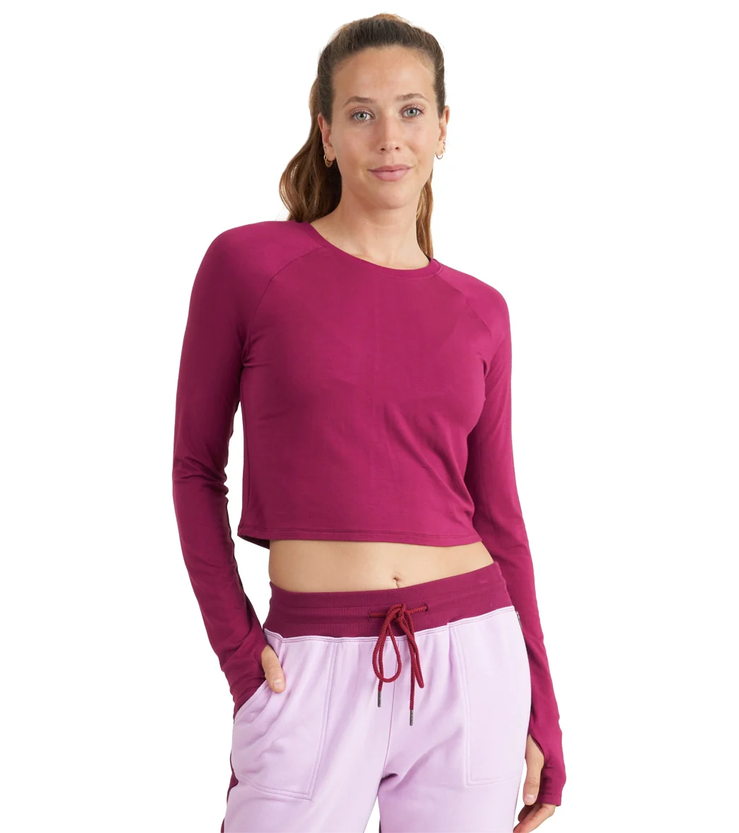 Thrive Societe Ruched Back Long Sleeve