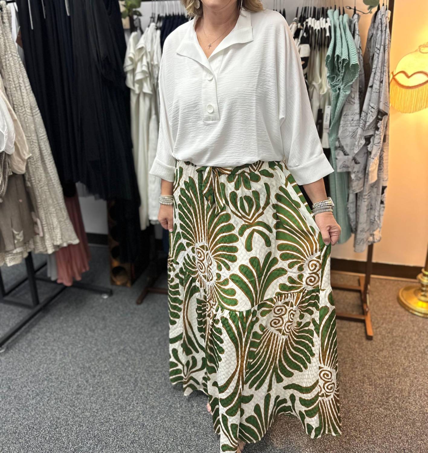 Emily Skirt In Olive