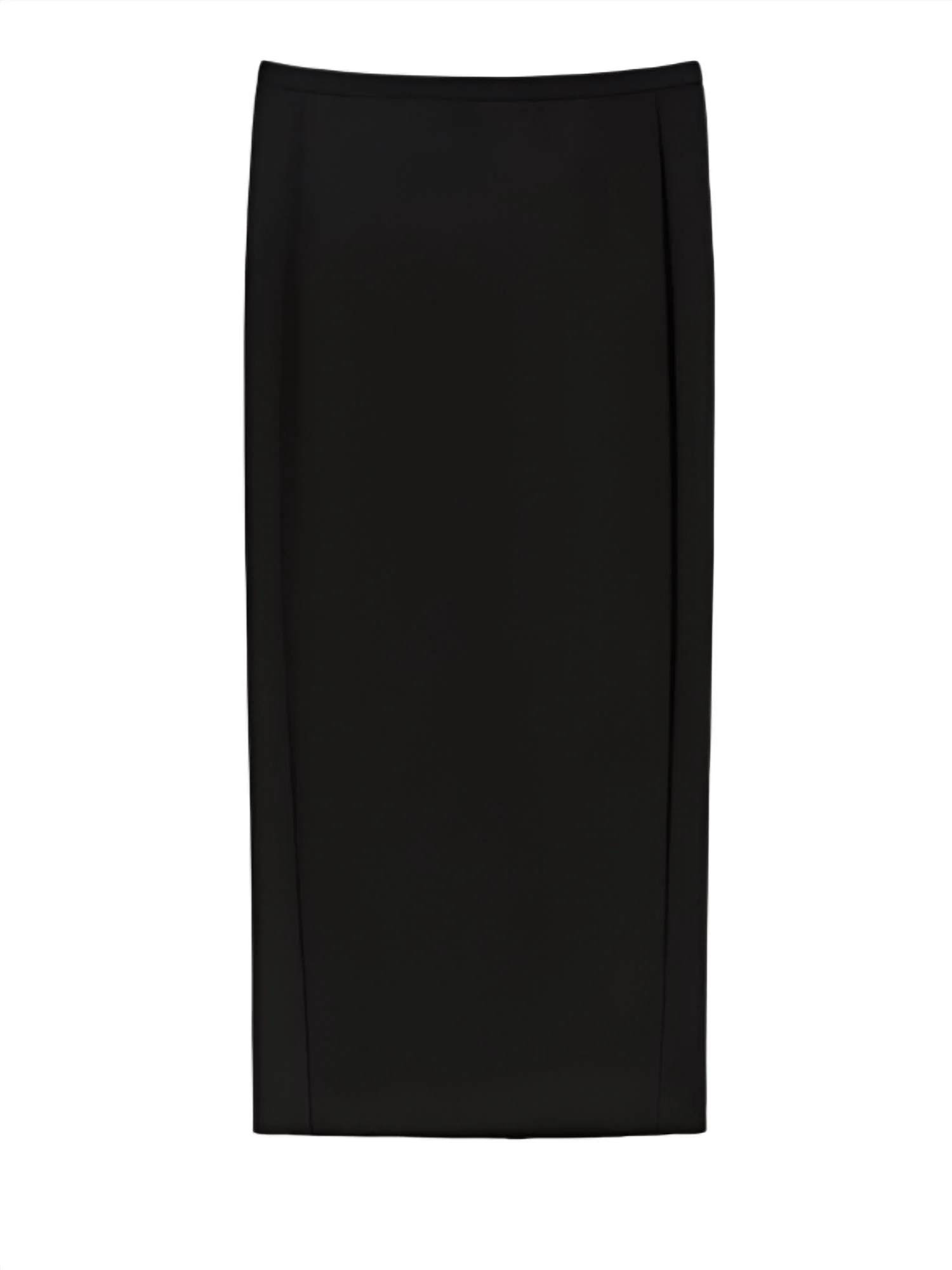 Charme Jersey Midi Skirt In Black