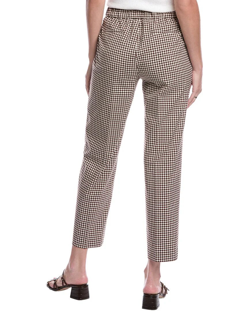 Jones New York Fly Front Straight Ankle Pant