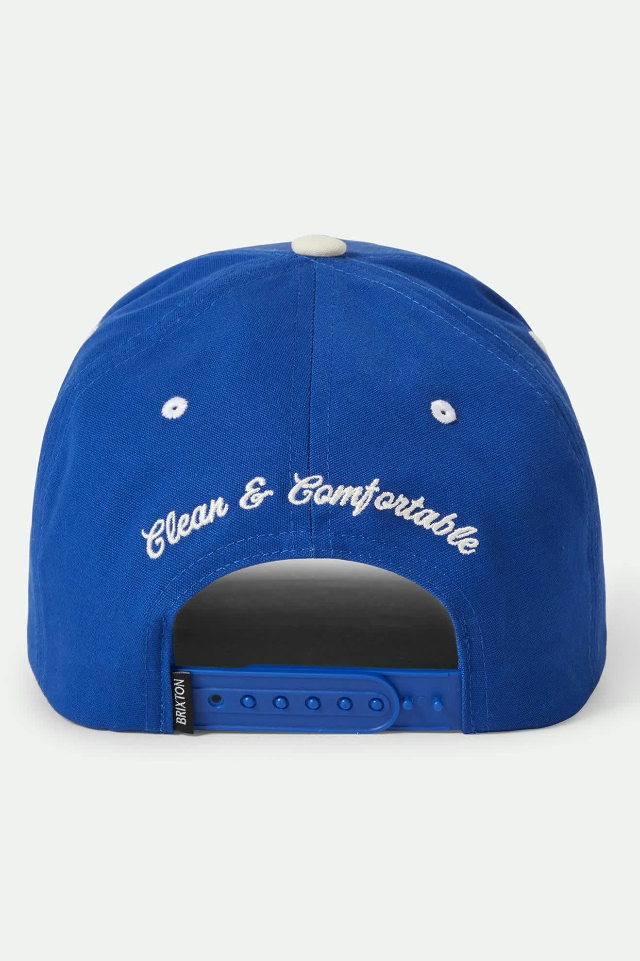 Brixton Motel Netplus Snapback - Electric Blue/Off White