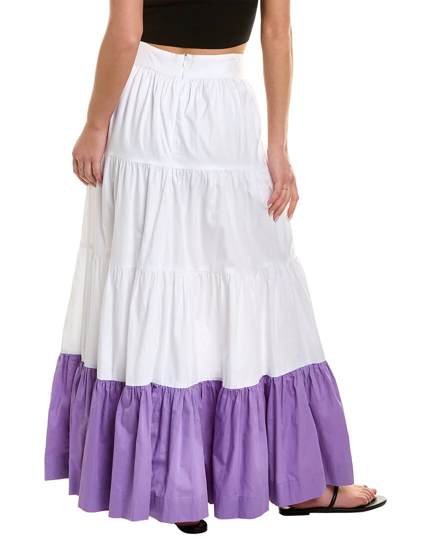 AMUR Koral Tiered Maxi Skirt
