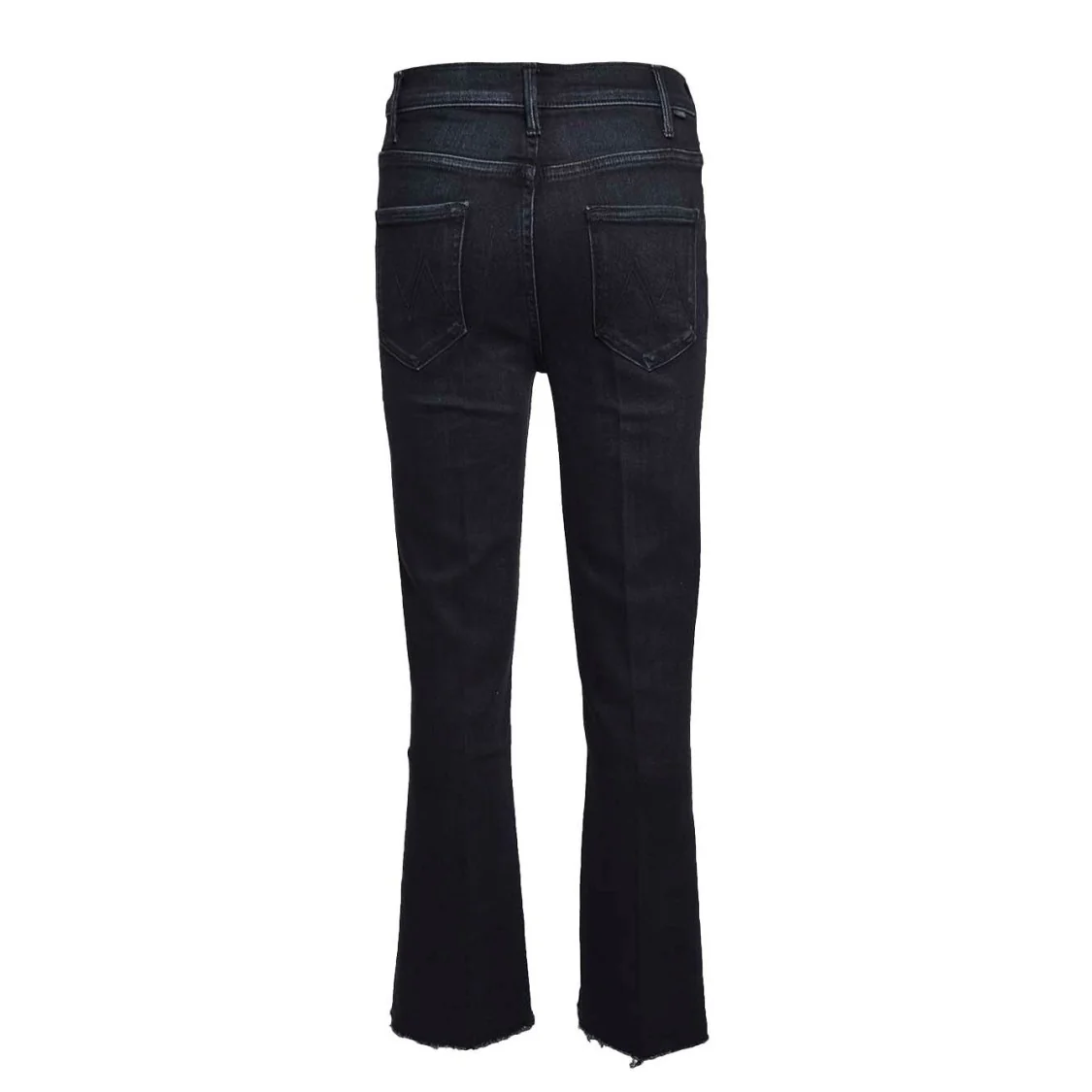 The Hustler Ankle Fray Black Cotton Jeans