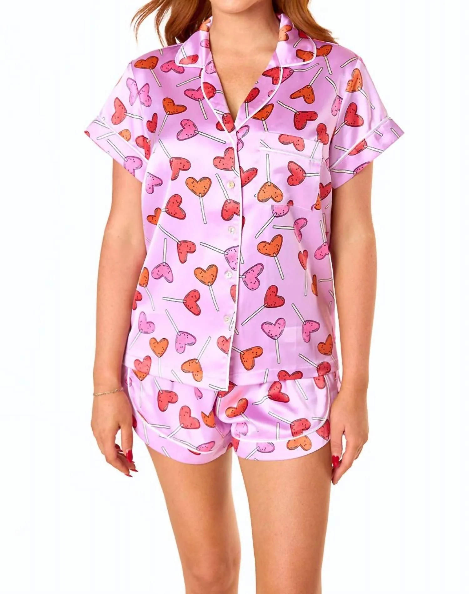 Aurora Pajama Set In Sucker For You