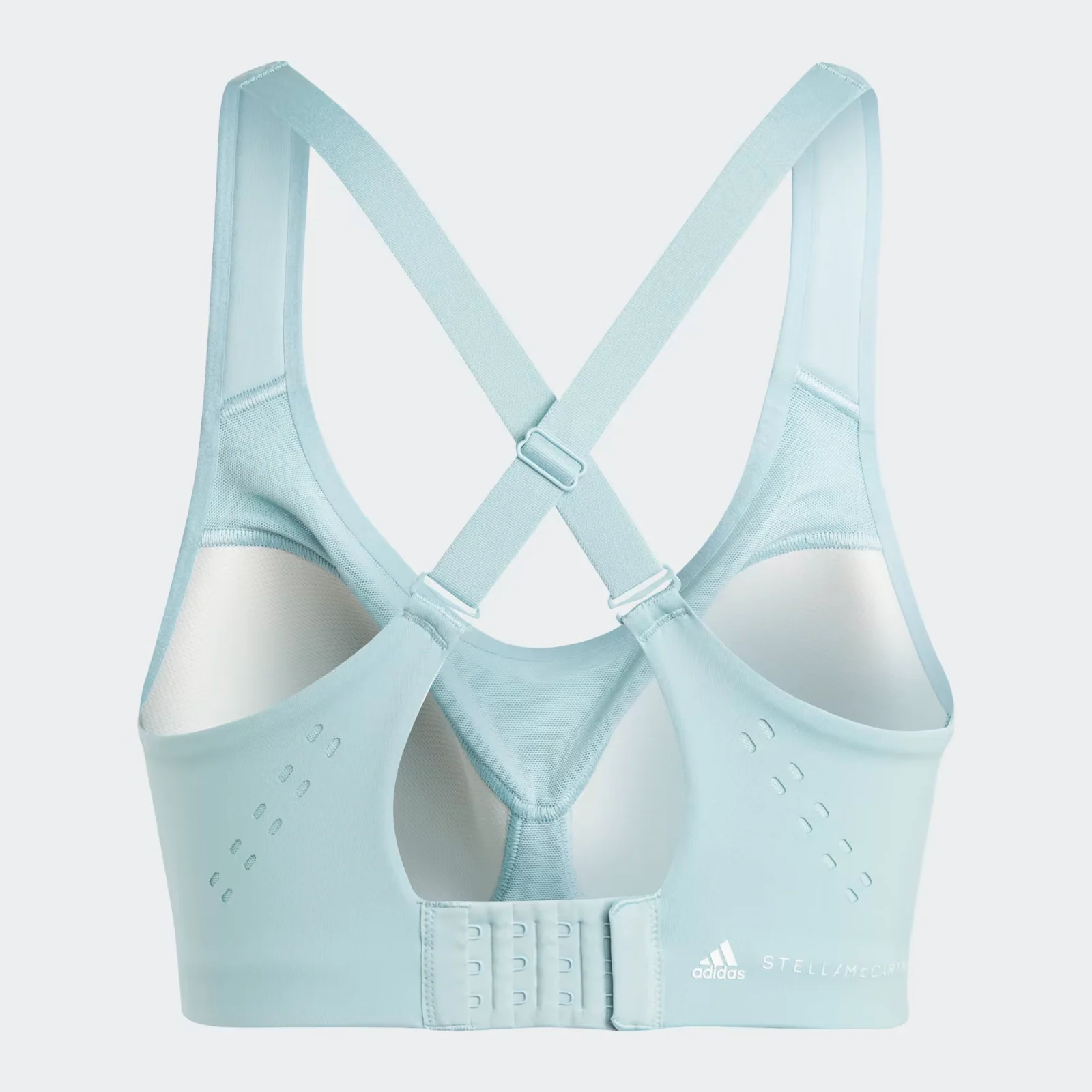 Adidas By Stella McCartney TruePace Women XL Blue High Support Sports Bra ERK617