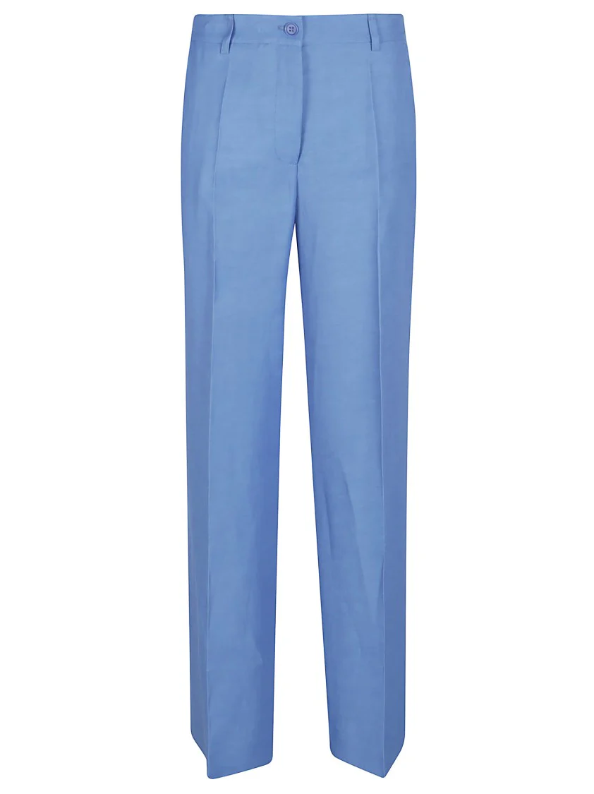 Cerulean Blue Tailored Trousers