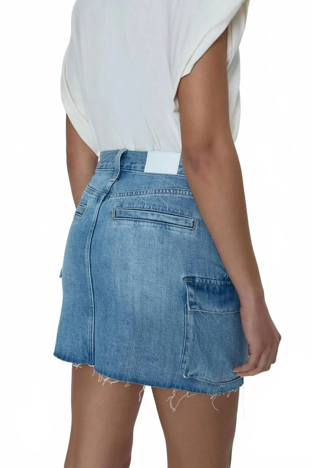 Rhea Mid Rise Mini Skirt In Heat
