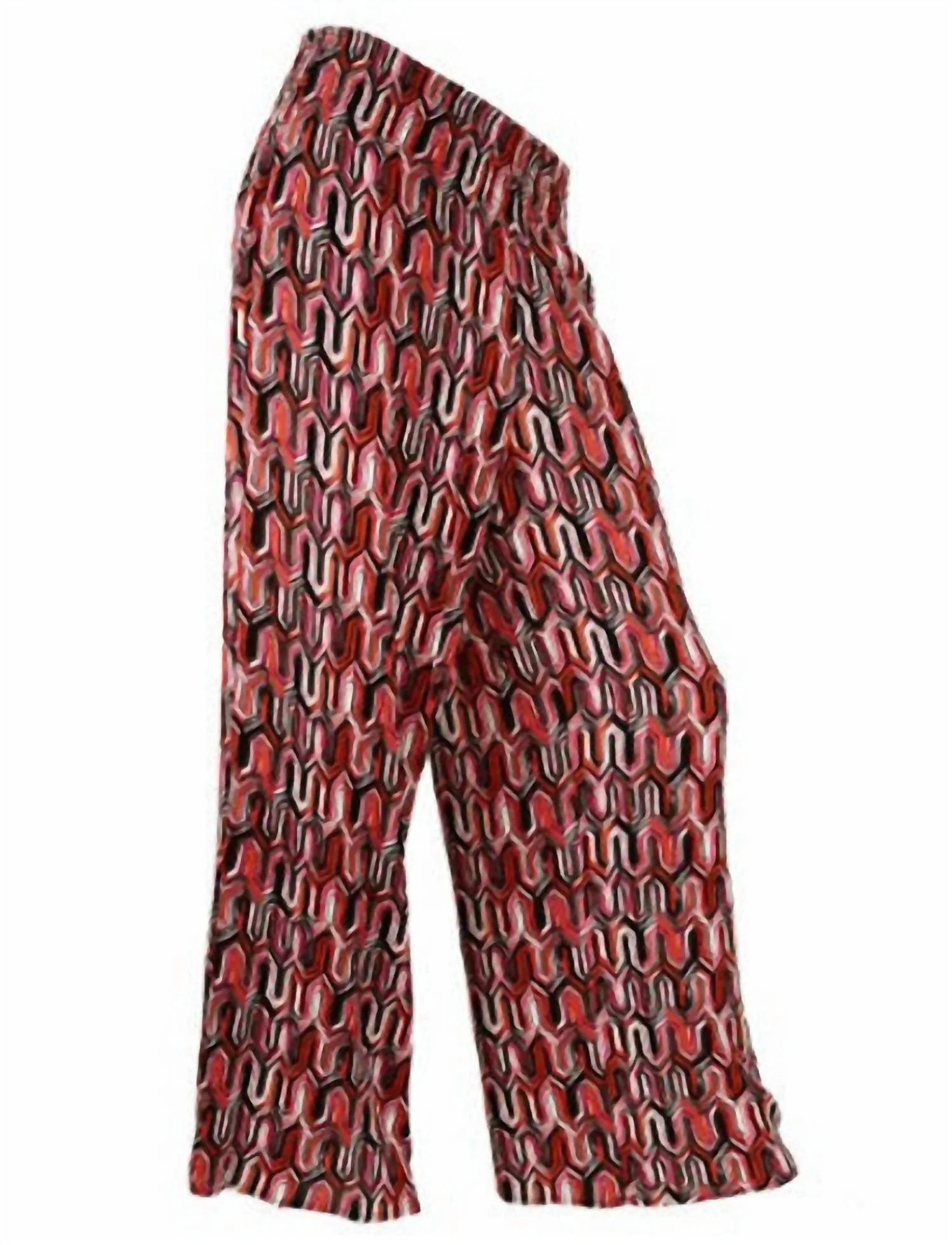 Women's Geometric Print Wide Leg Pant In Multi