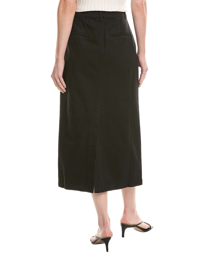 LNA Dara Twill Midi Skirt