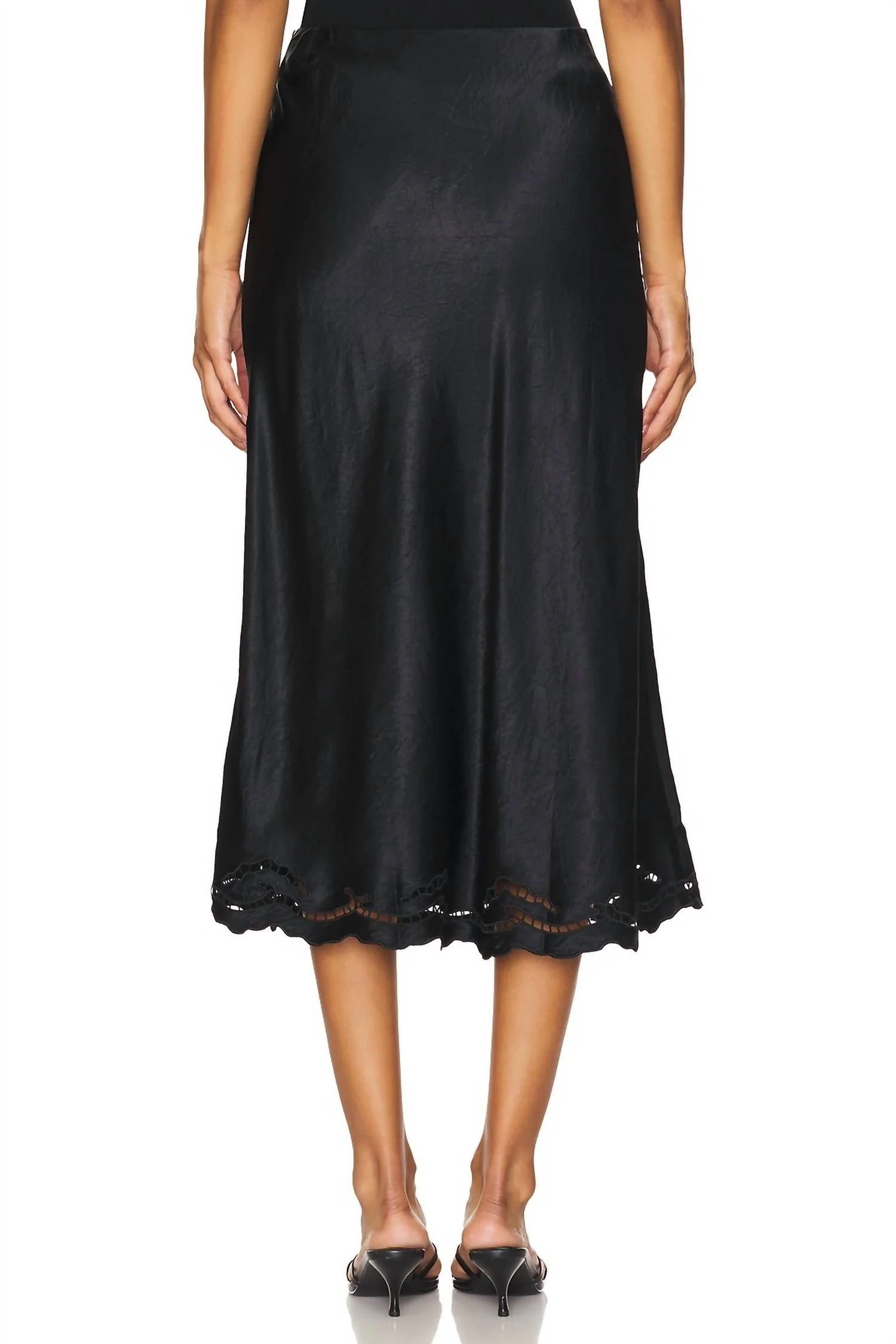 Anya Skirt In Black Eyelet