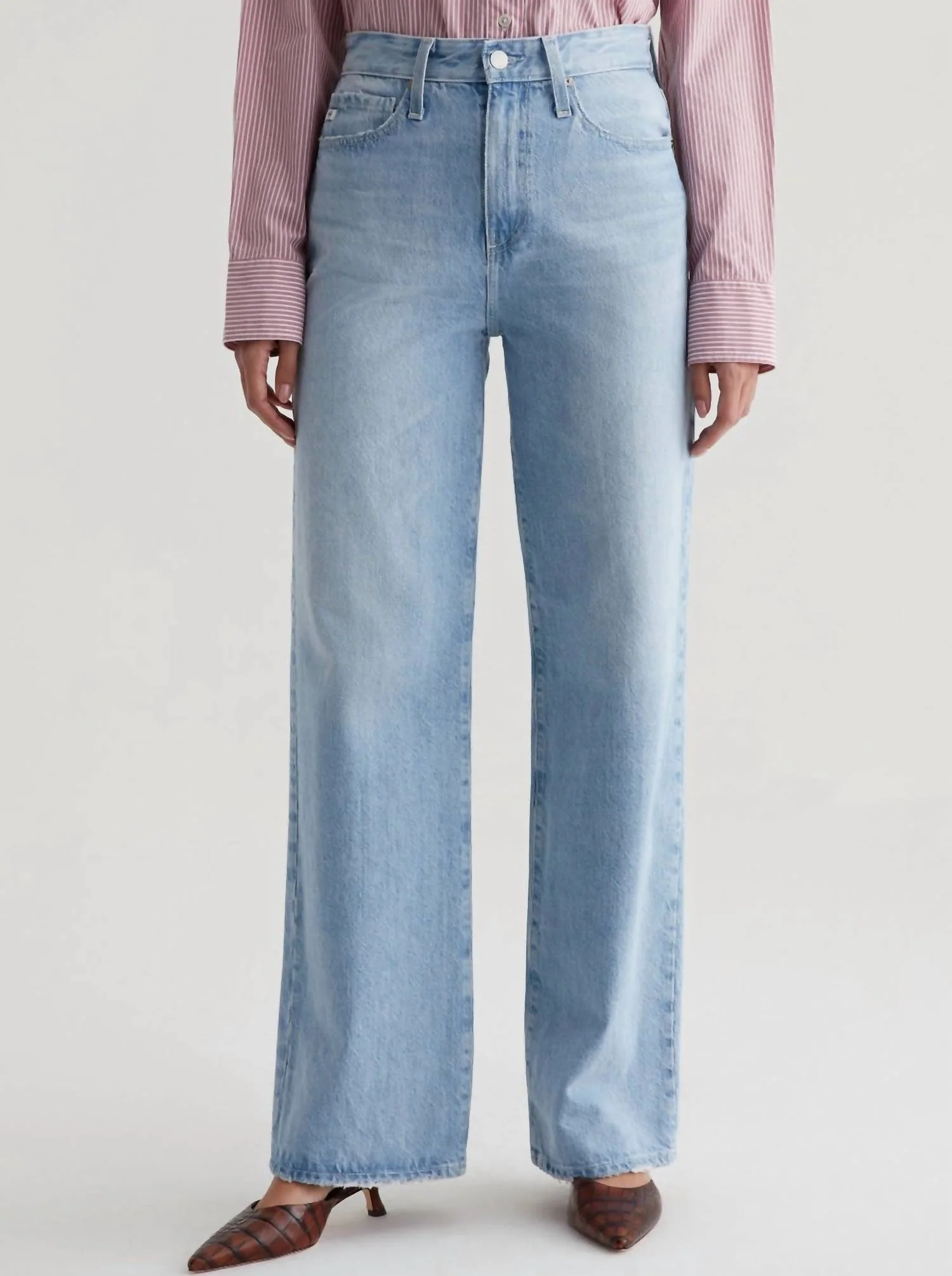 Kora High-Rise Wide Leg Pant In Sunset Blues