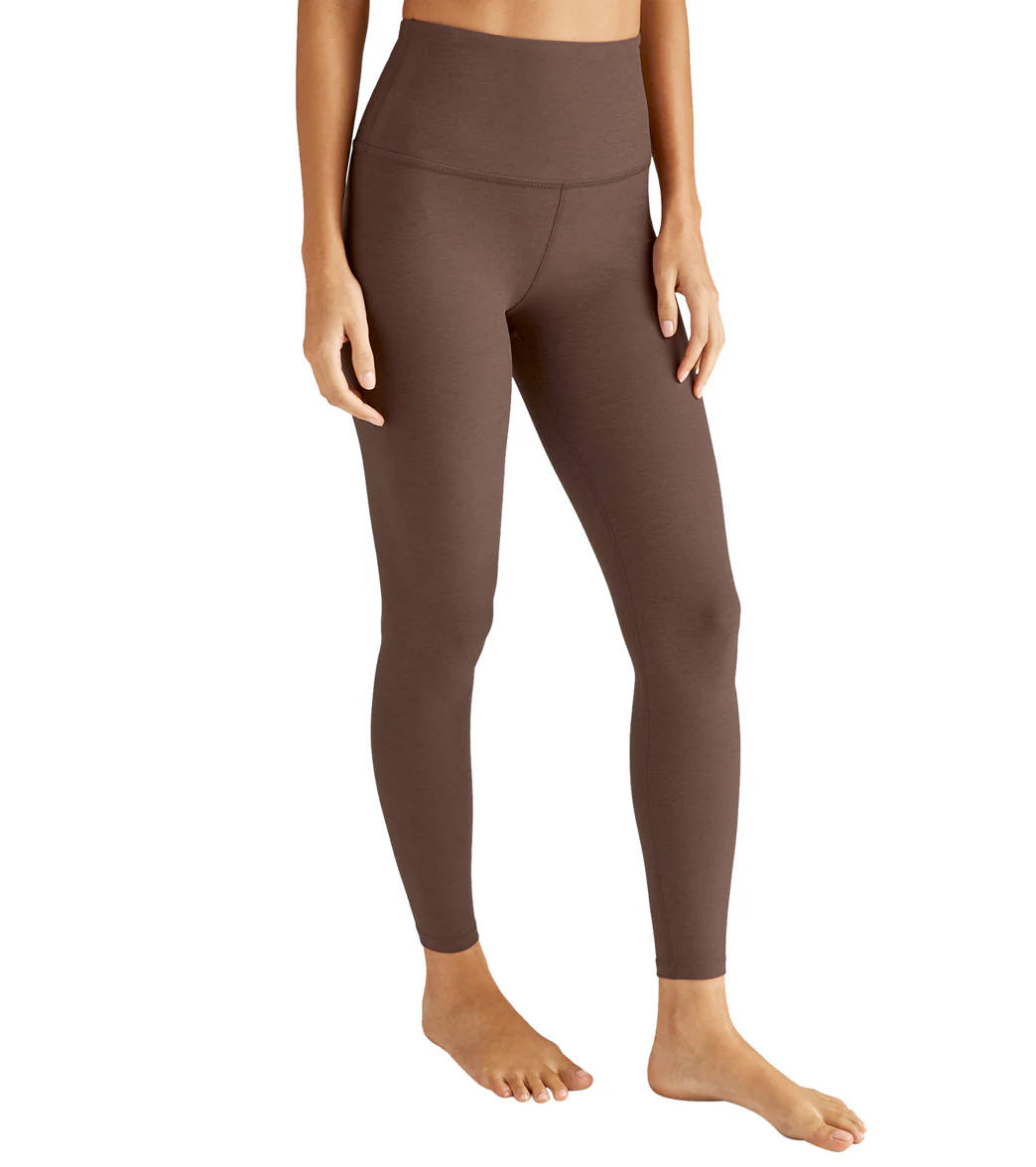 Beyond Yoga Spacedye High Waisted Caught In The Midi 7/8 Yoga Leggings Truffle Heather