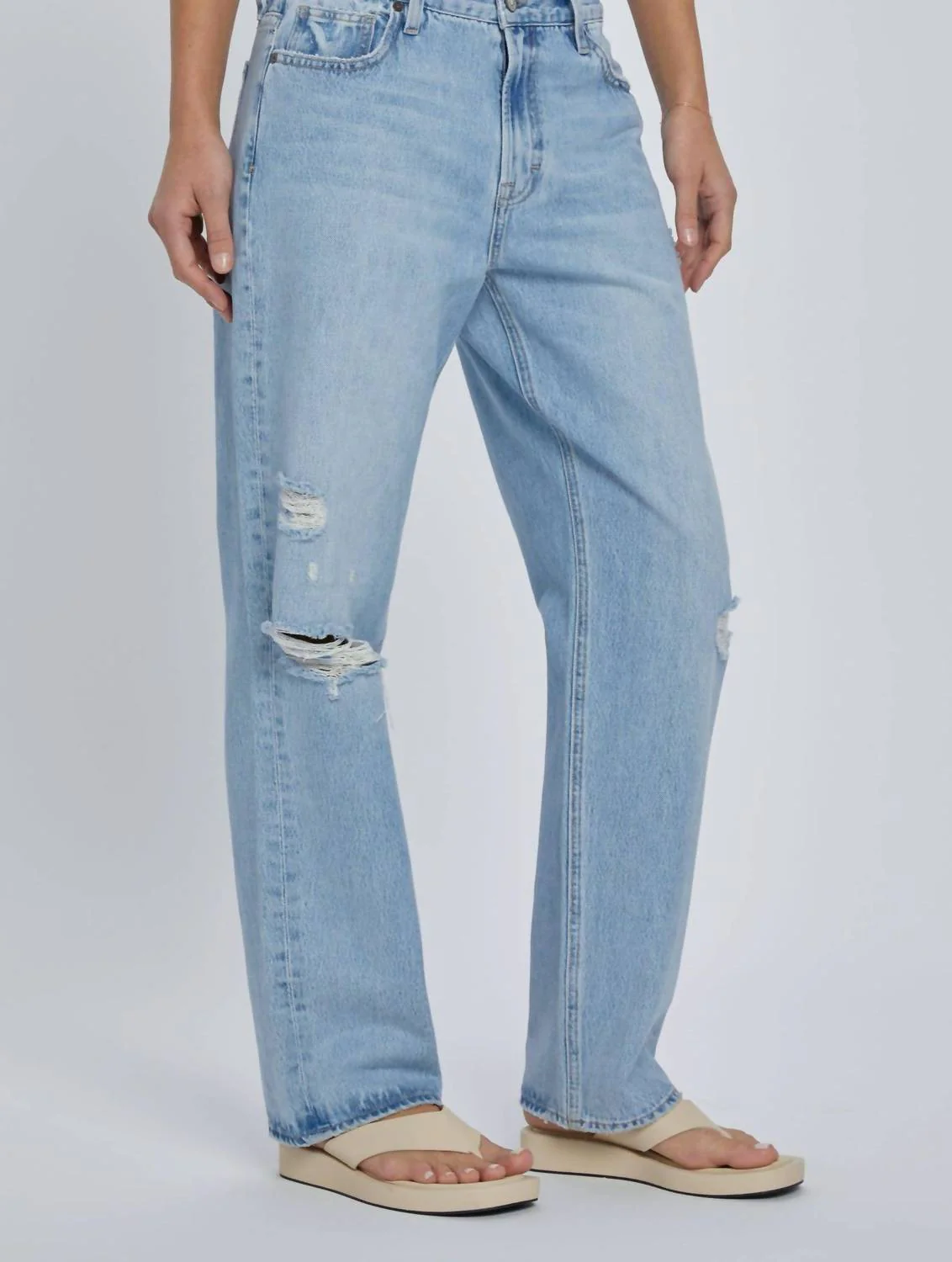 Bailey Boyfriend Jeans In Light Wash