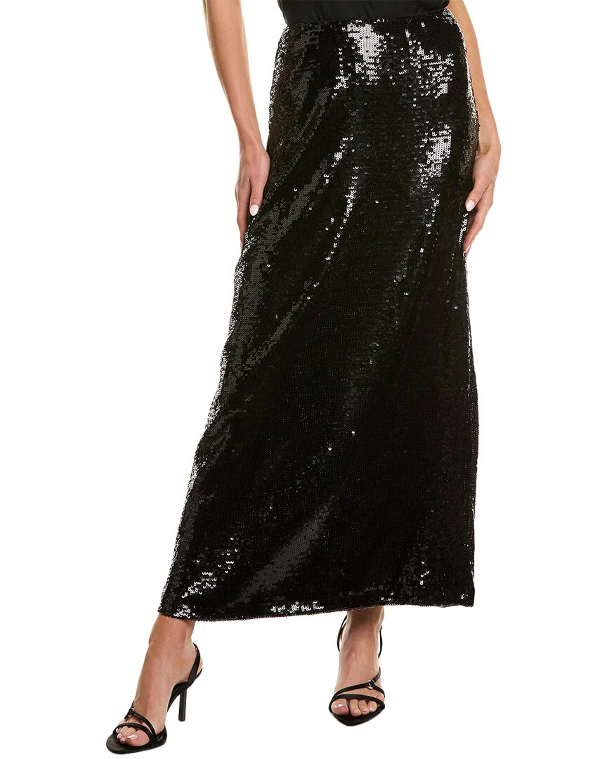 WeWoreWhat Straight Sequin Midi Skirt
