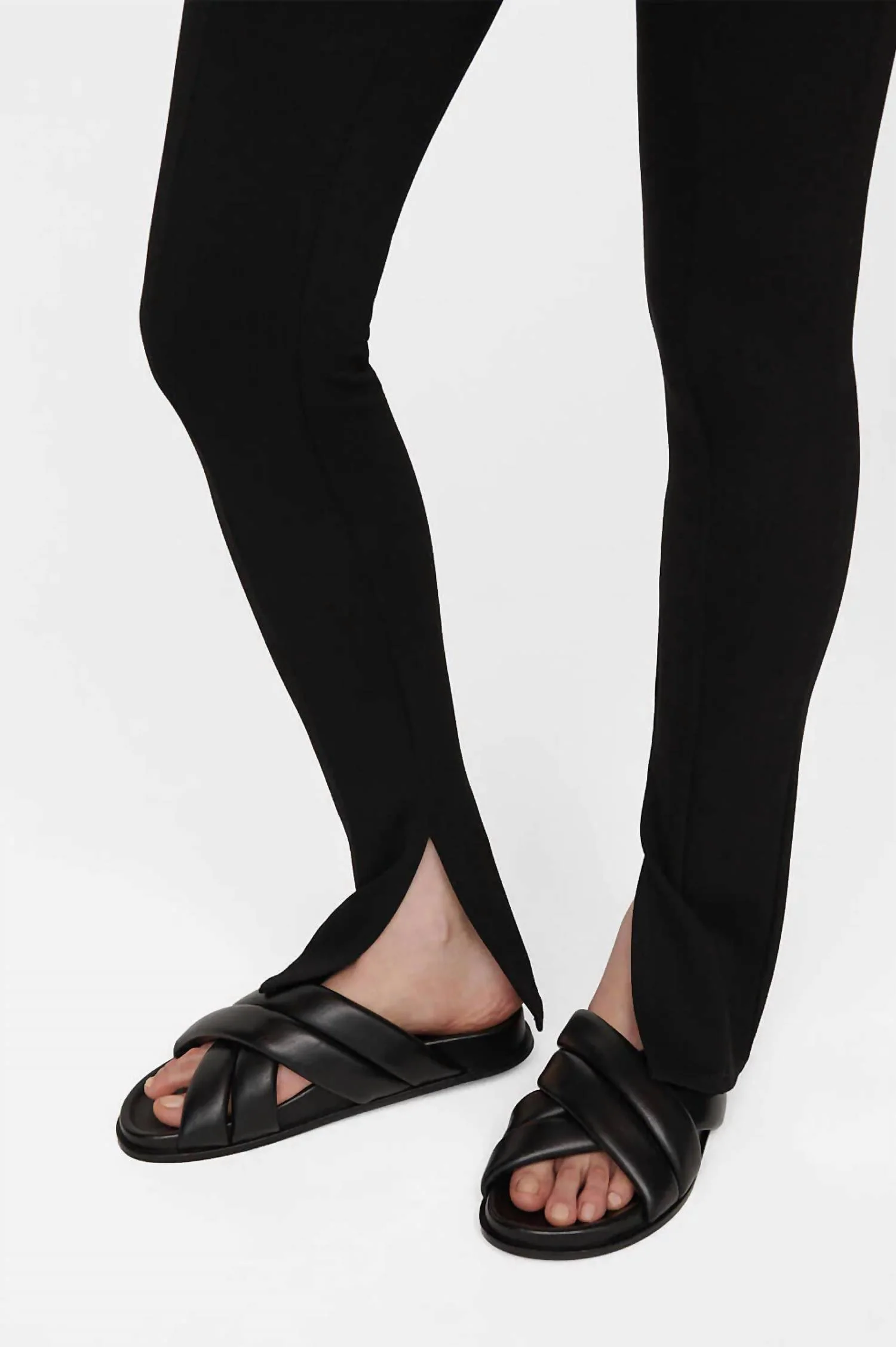 Max Slit Pant In Black