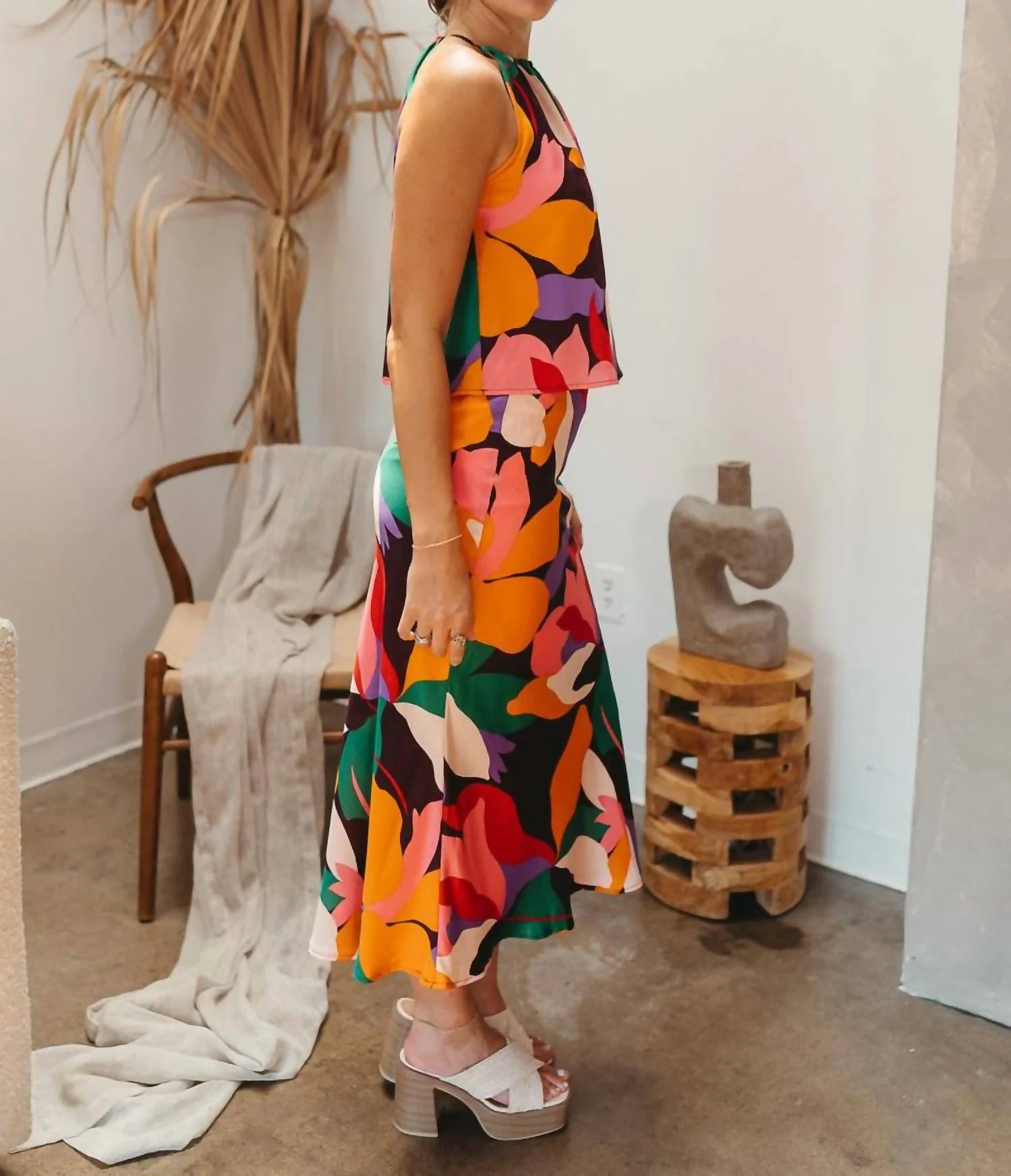 When In Rome Skirt In Multi