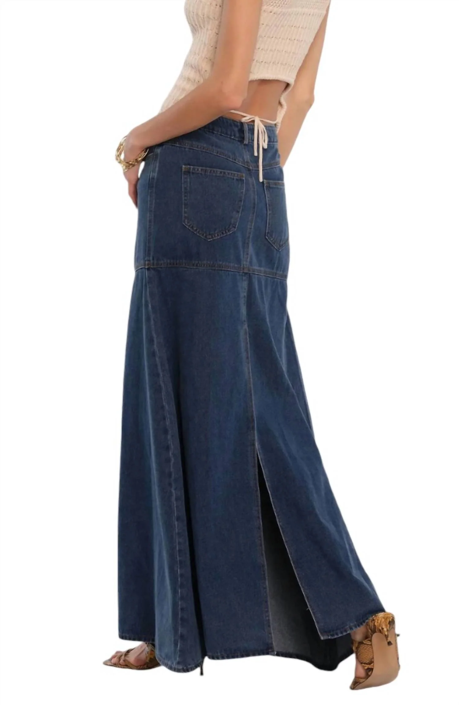 Adelyn Skirt In Denim