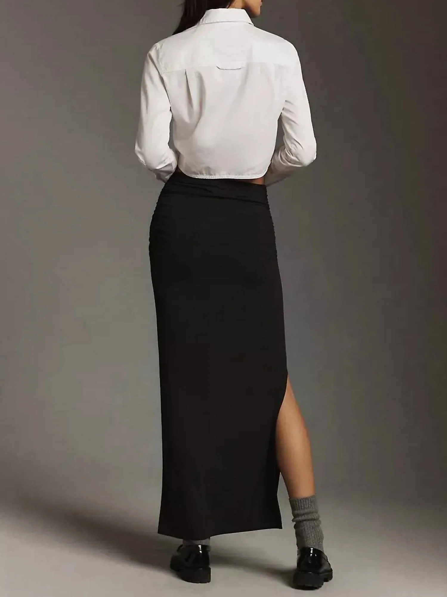 Hilton Long Skirt In Black