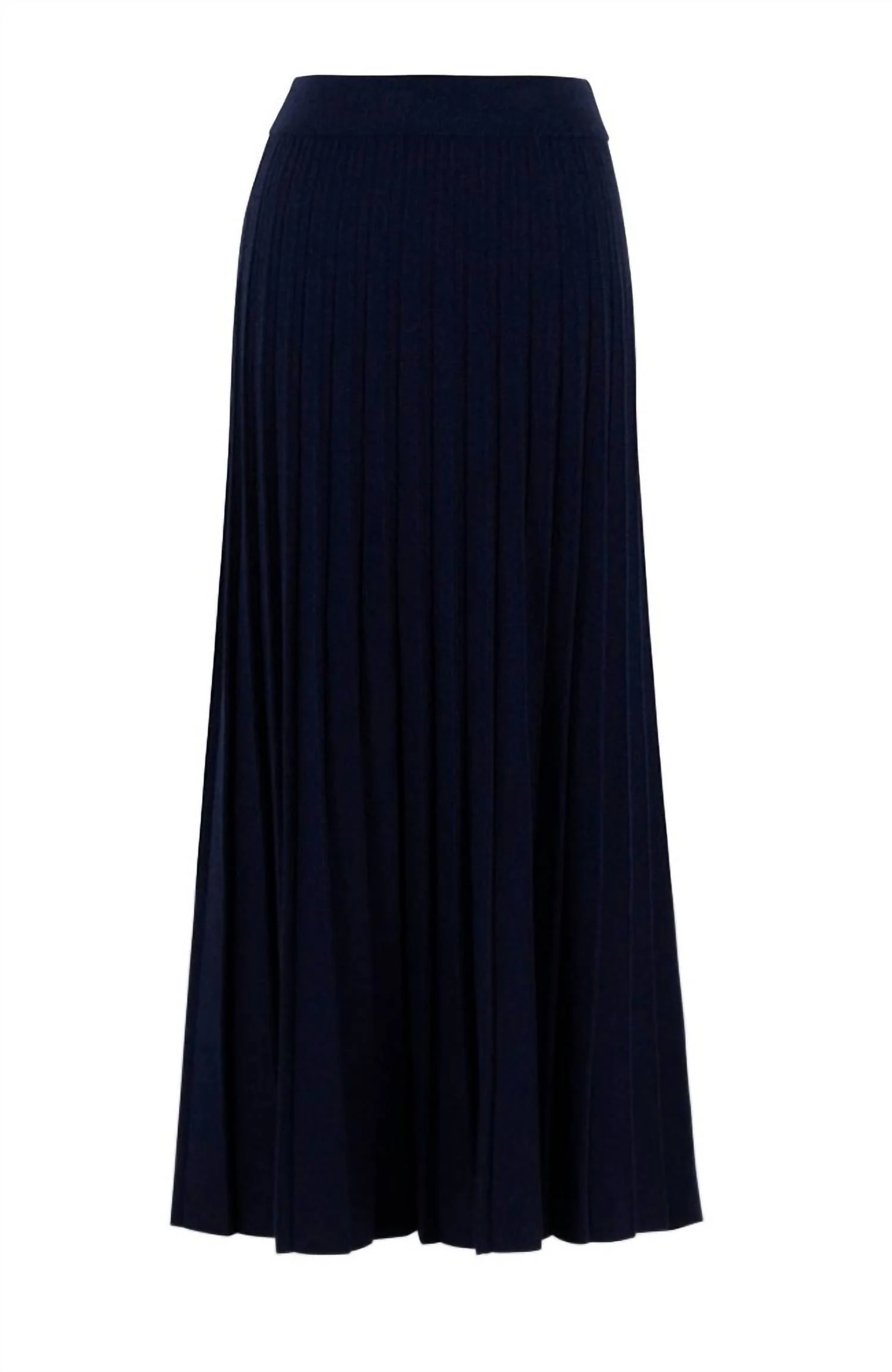 Knit Sweater Skirt In Black