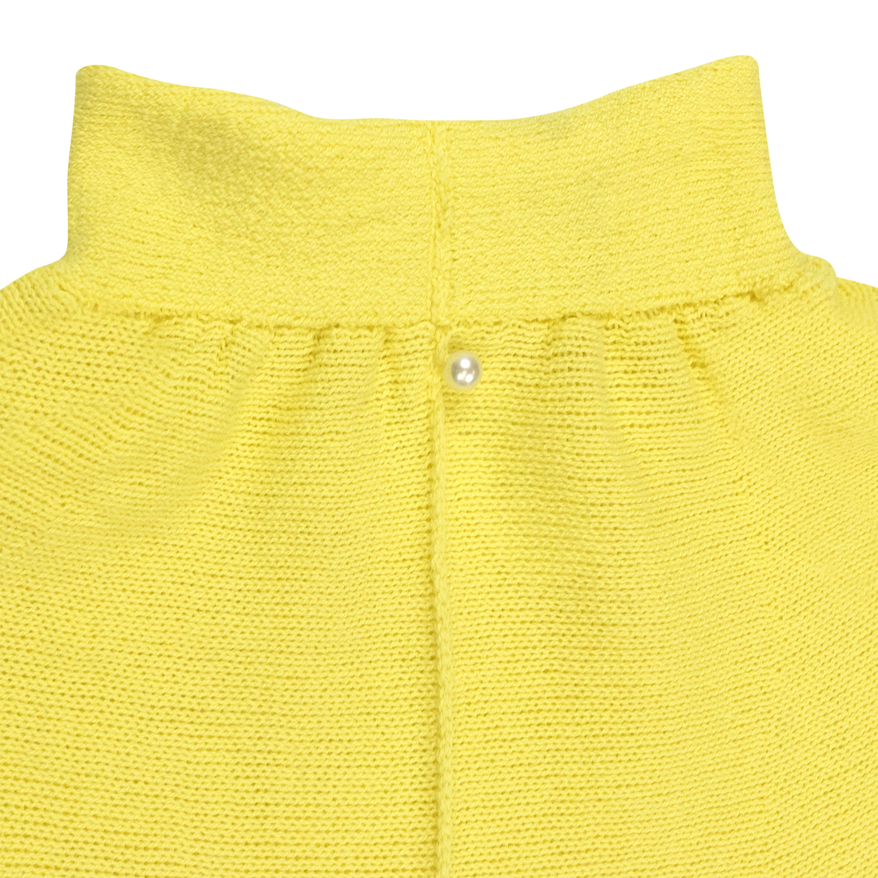 BETROTHED YELLOW MINI SKIRT