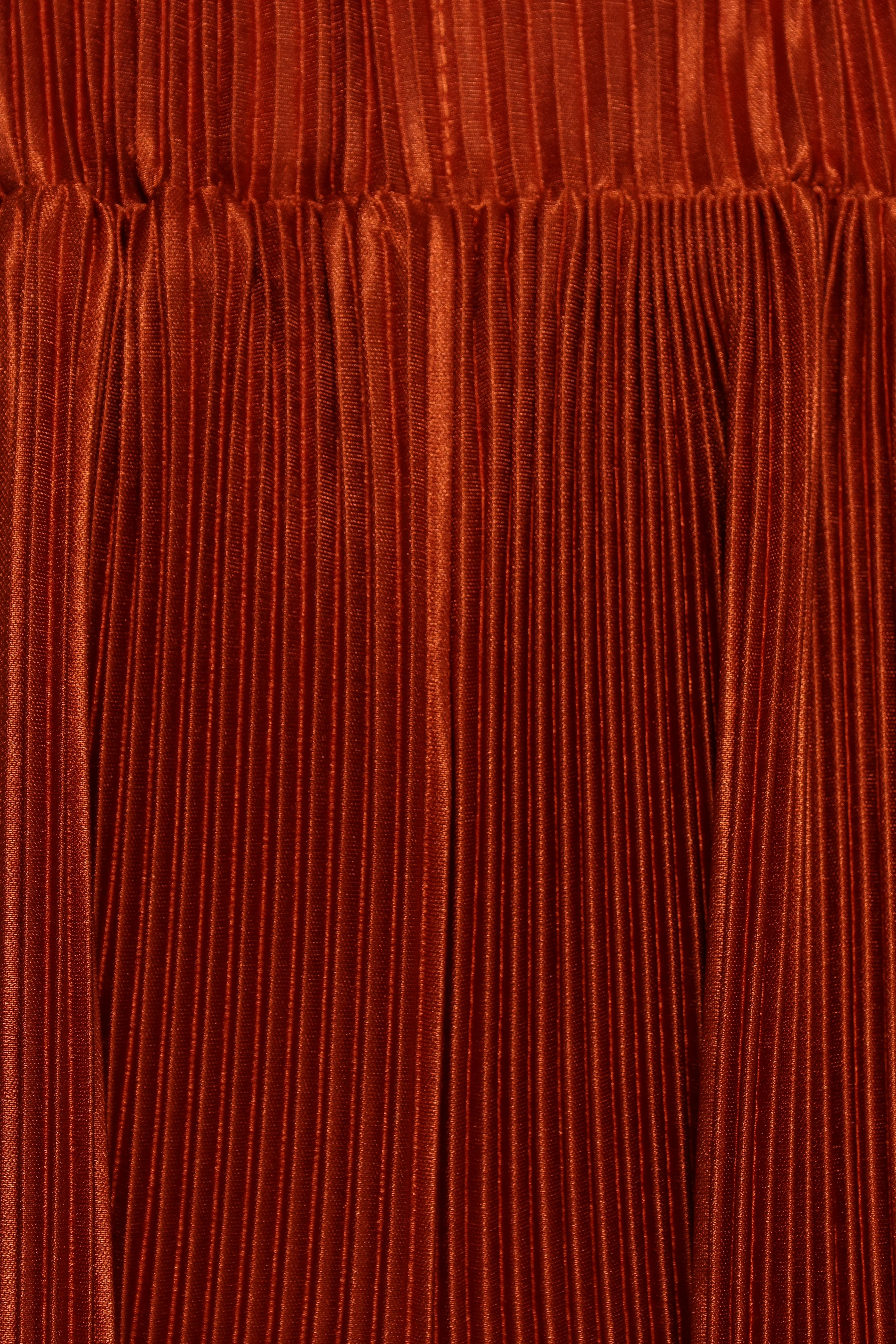 Leria Wide Pant - Burnt Orange