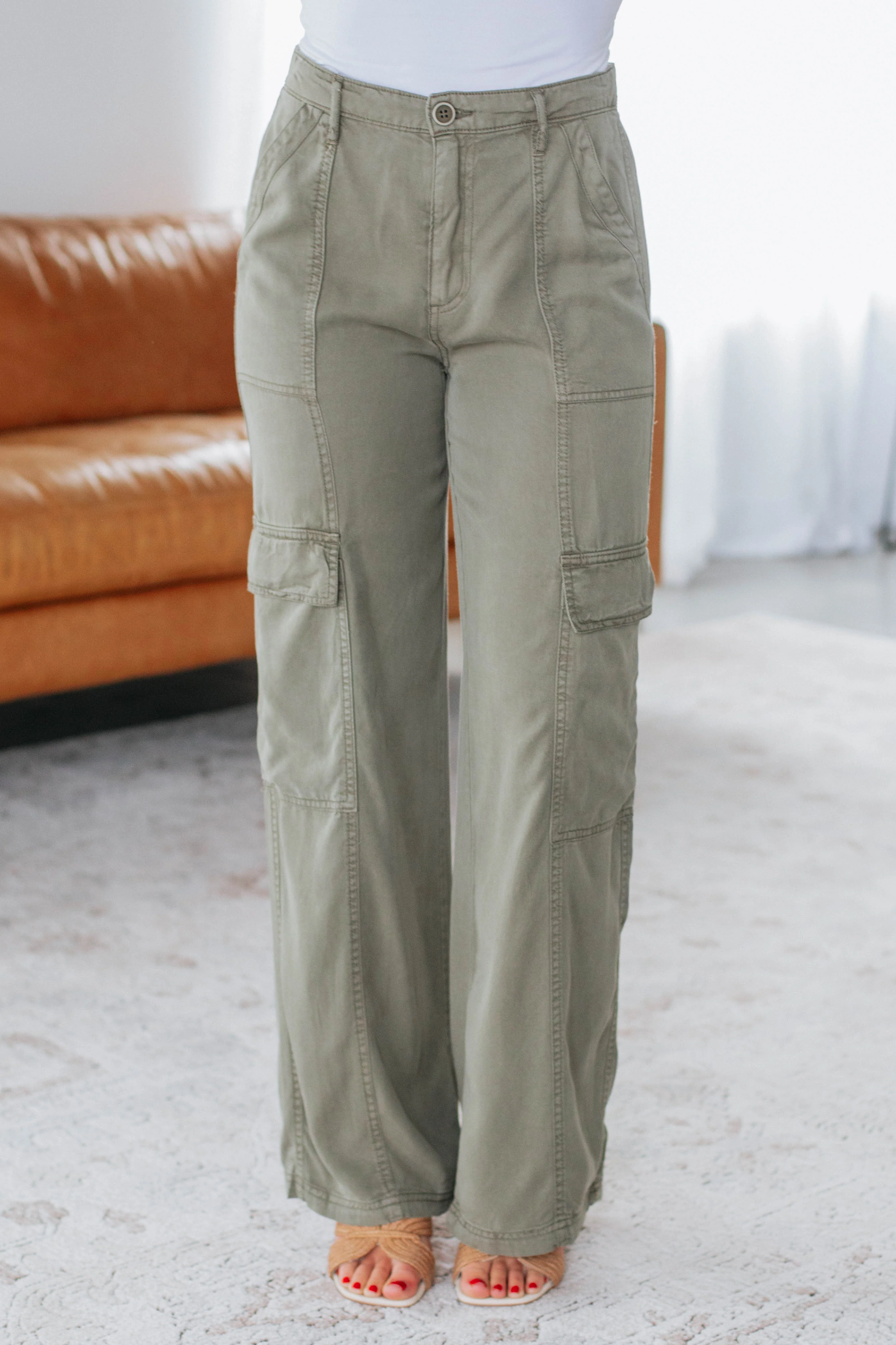 Marino Cargo Pants - Olive