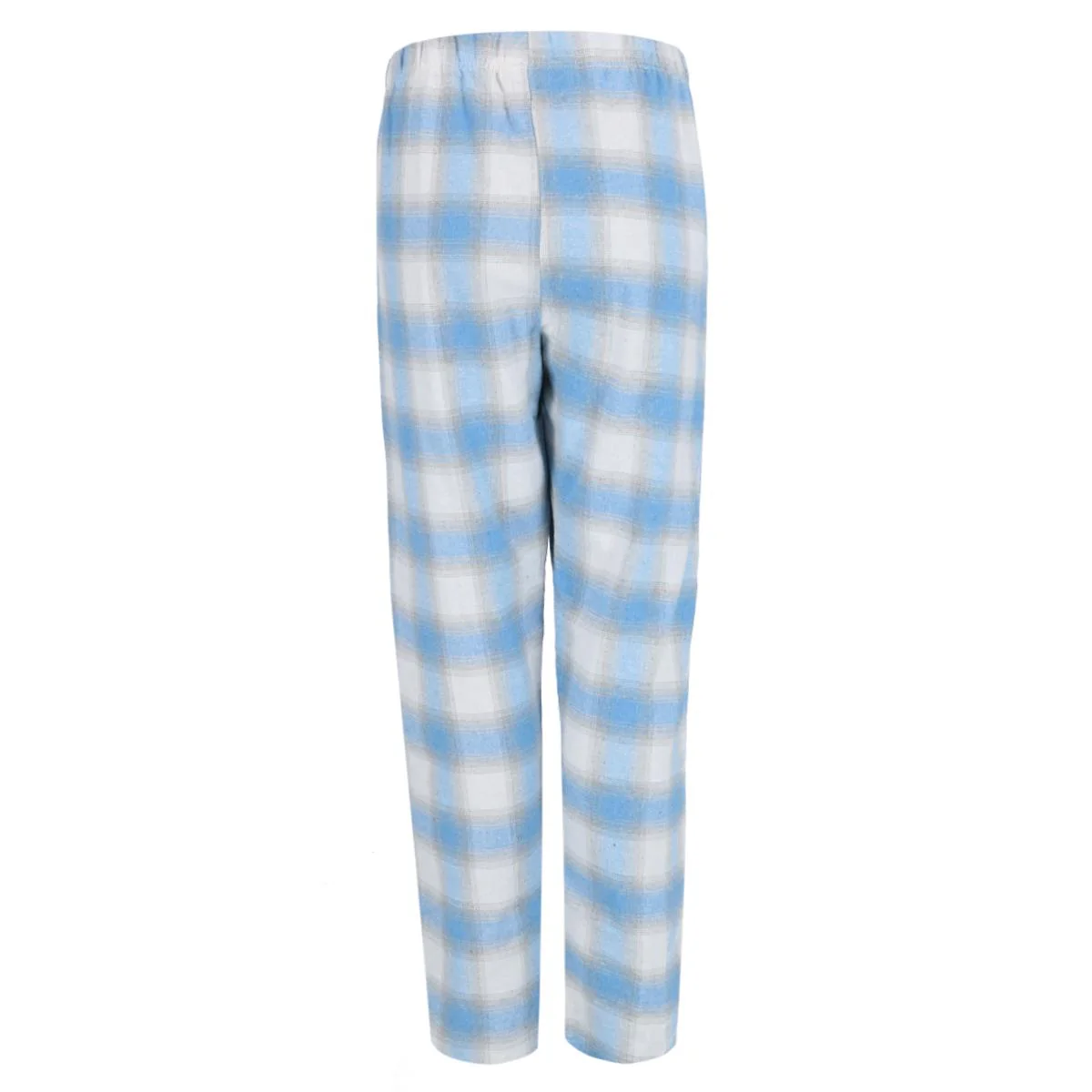 Women's Plaid Flannel Open Bottom Pants